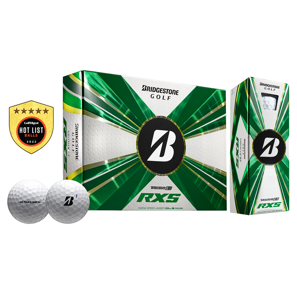 Tour B RXS Golf Balls - Personalized