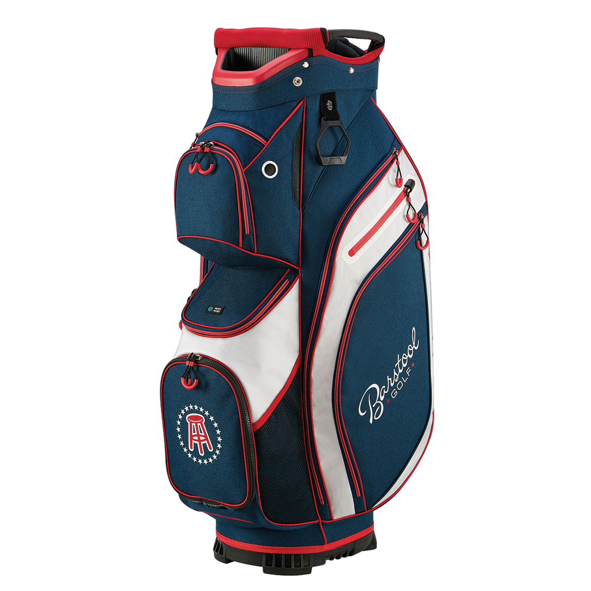 Navy/Red/White Cart Bag