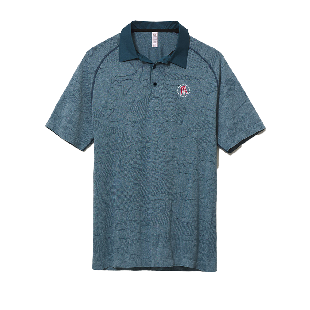UNRL x Barstool Sports Camo Jacquard Men's Short Sleeve Golf Polo Shirt