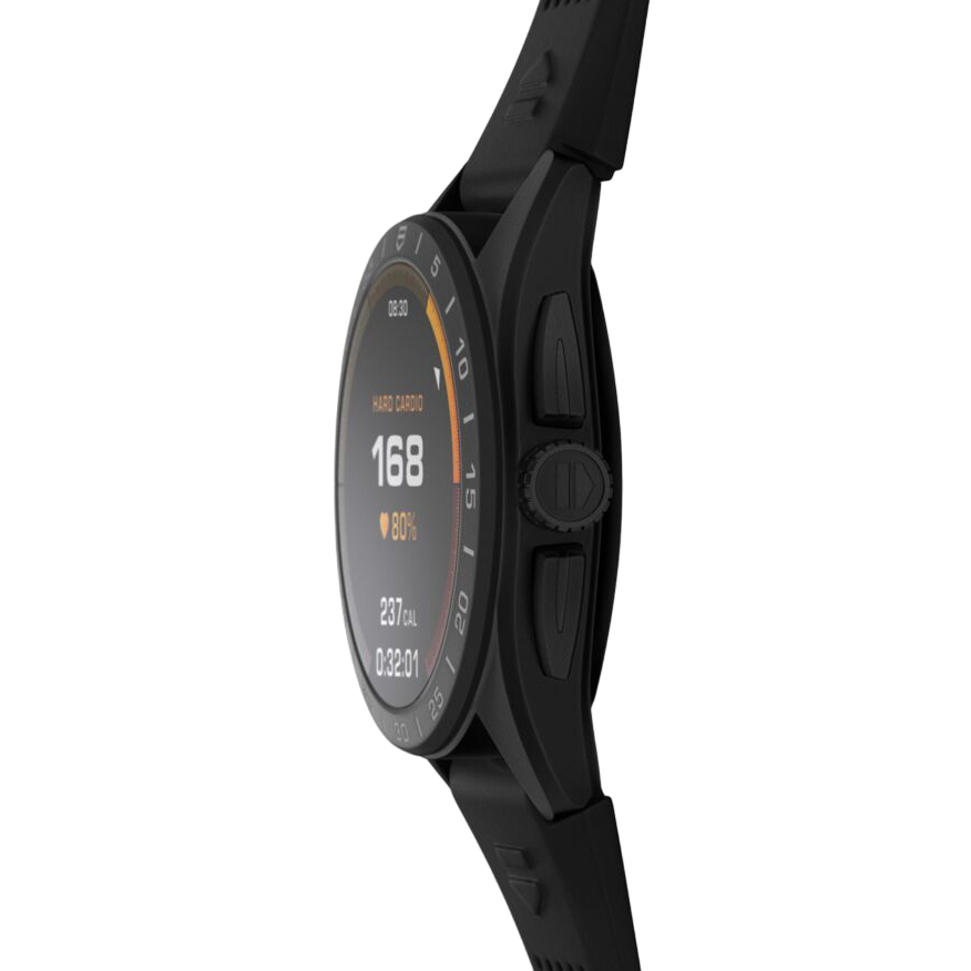 Connected Calibre E4 45MM Titanium Rubber Smartwatch
