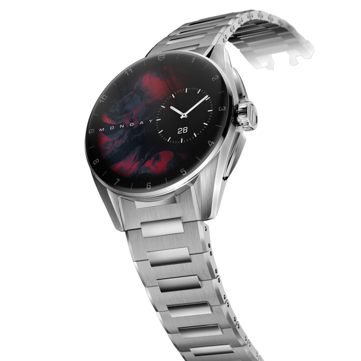 Connected Calibre E4 42MM Steel Bracelet Smartwatch