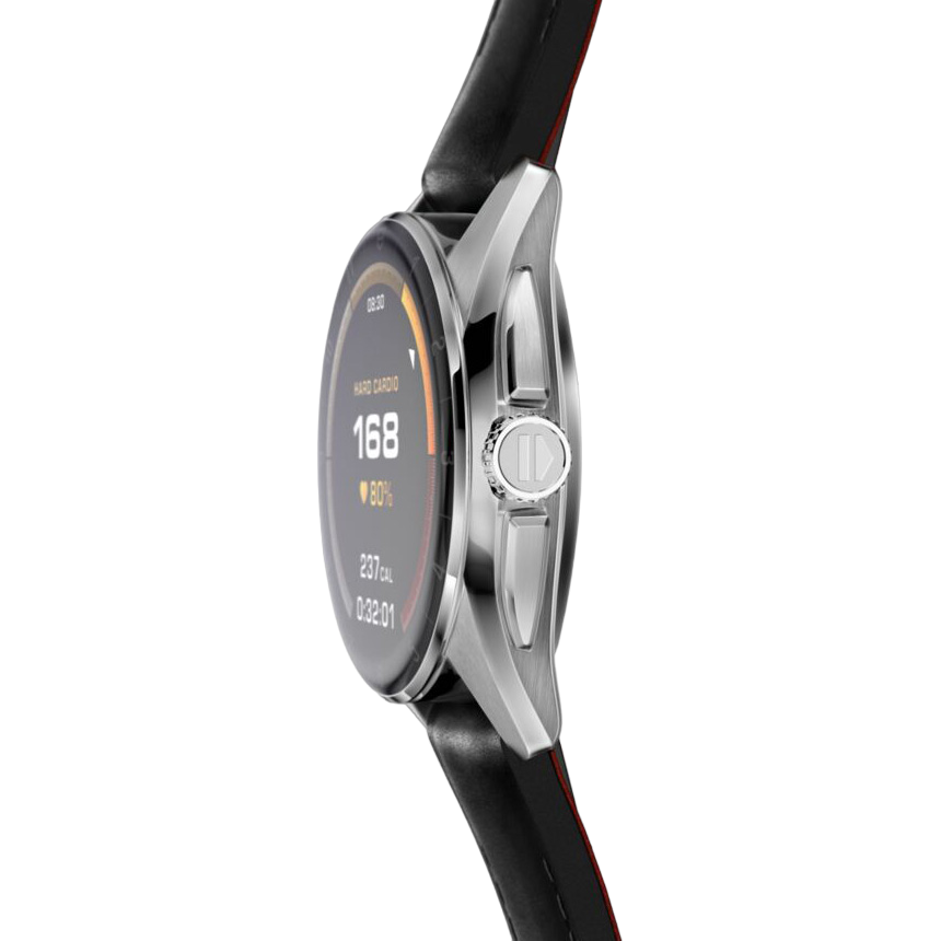 Connected Calibre E4 42MM Leather Smartwatch