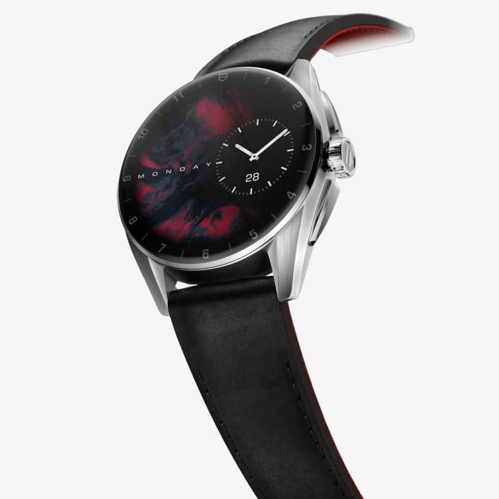 Connected Calibre E4 42MM Leather Smartwatch