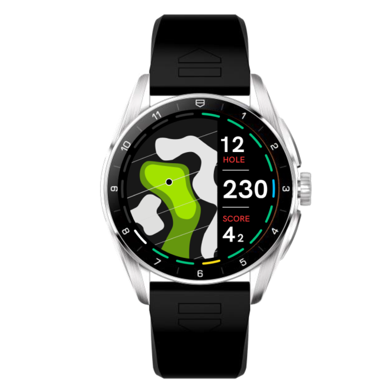 Connected Calibre E4 42MM Rubber Smartwatch