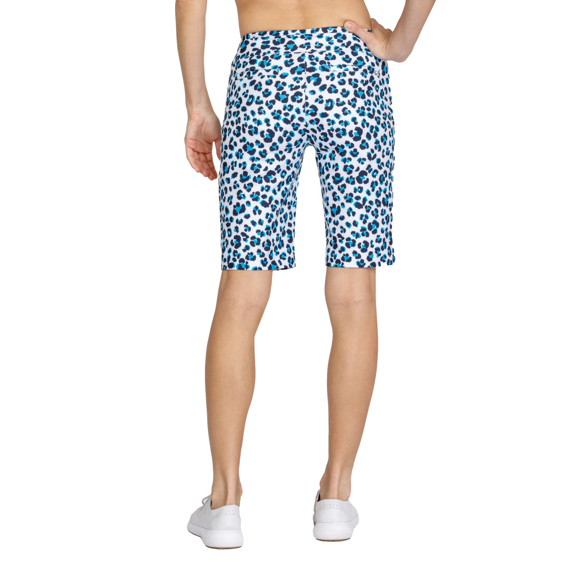 Tristan Animal Print Women's 11" Golf Shorts