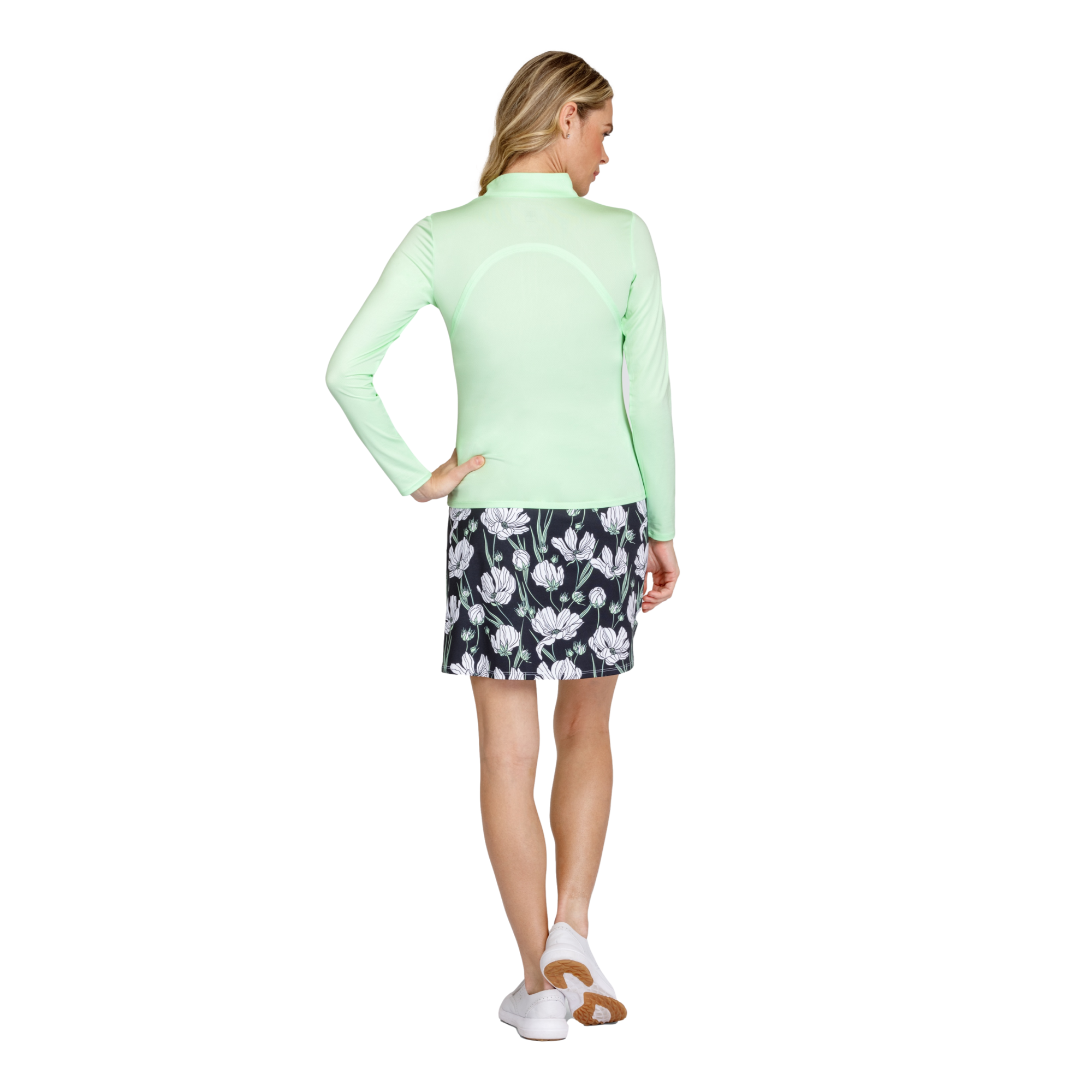 Rainforest Collection: Amelia Honeydew Quarter Zip Pull Over