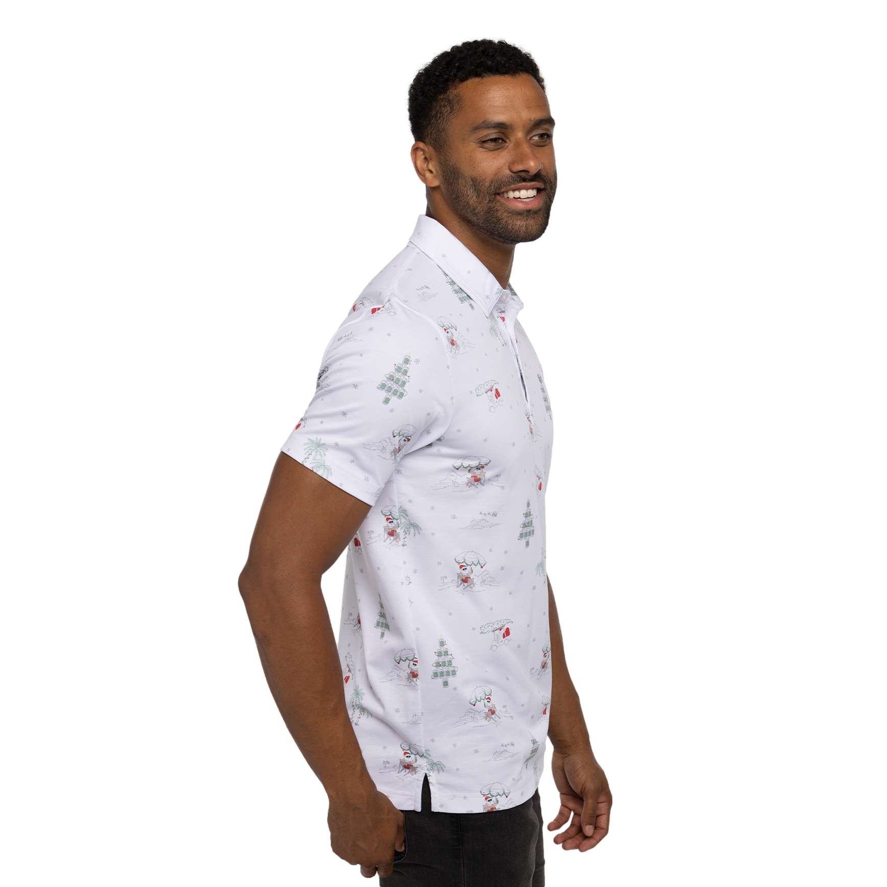 Wee Bit Of Fun Men's Short Sleeve Golf Polo Shirt
