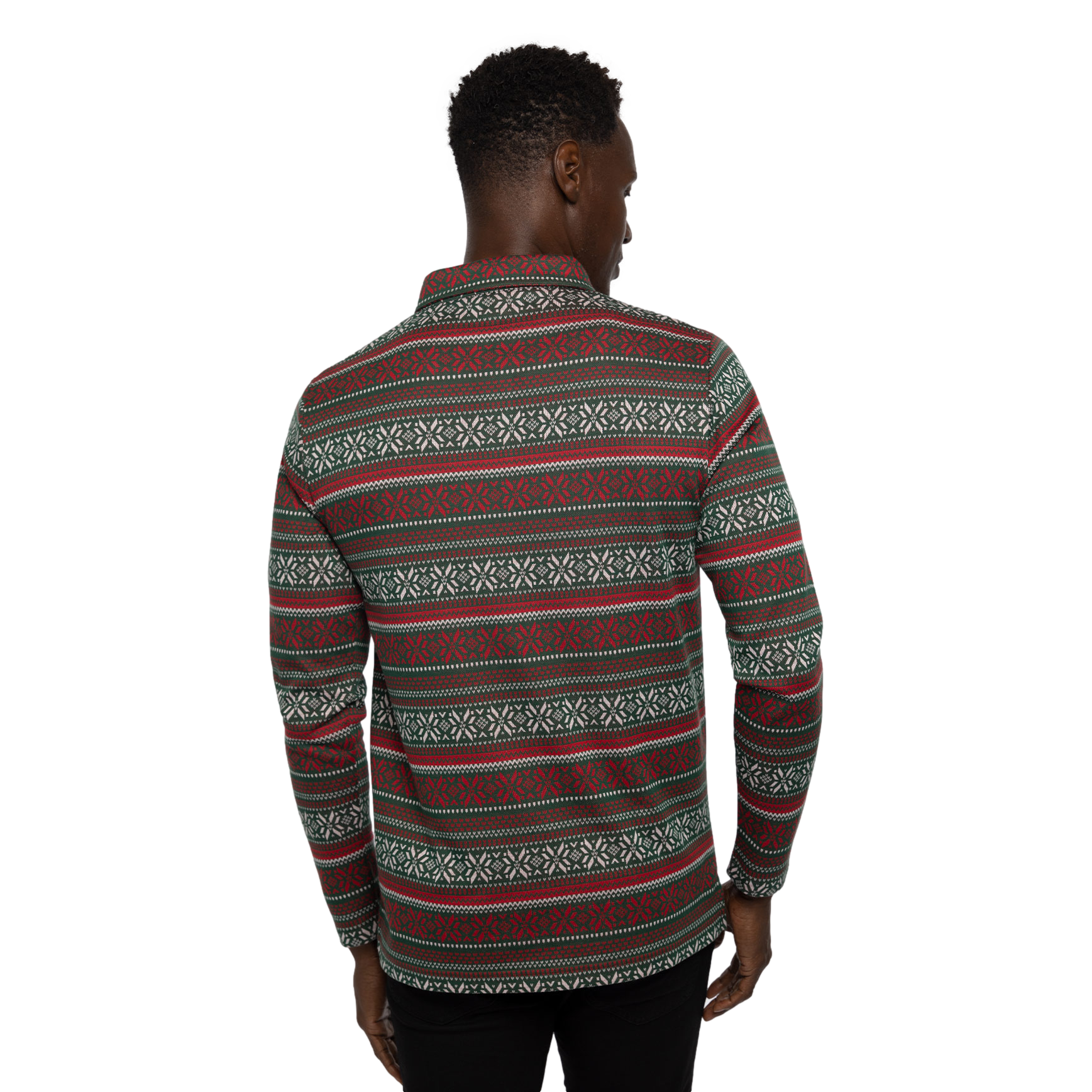 Pure Gold Men's Long Sleeve Golf Polo Shirt