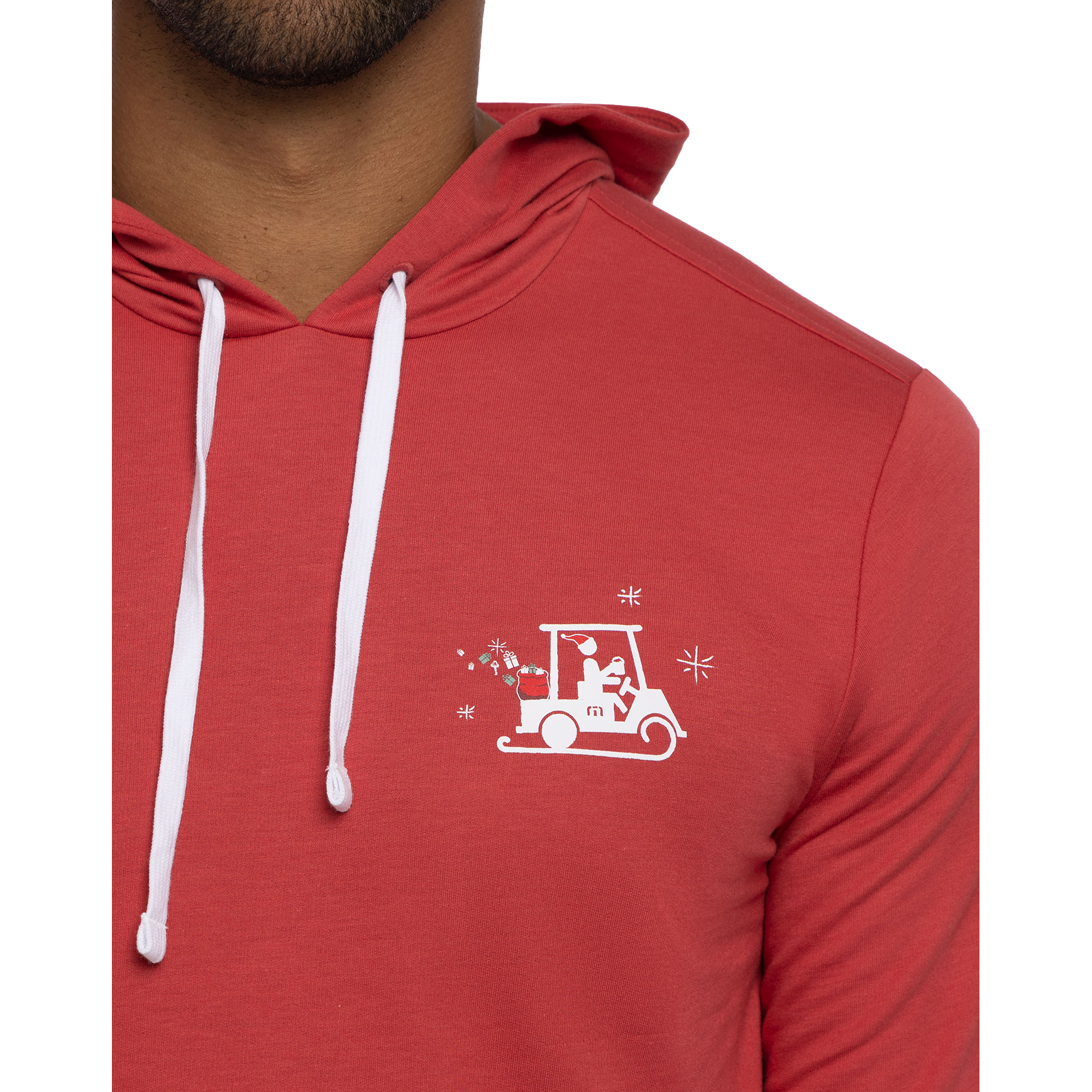 Chestnuts Roasting Long Sleeve Men's Golf Hoodie