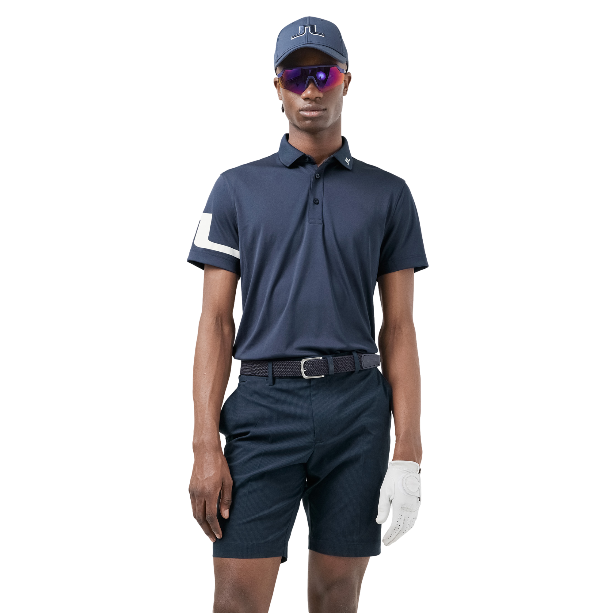 J Lindeberg Heath Men's Short Sleeve Golf Polo Shirt | PGA
