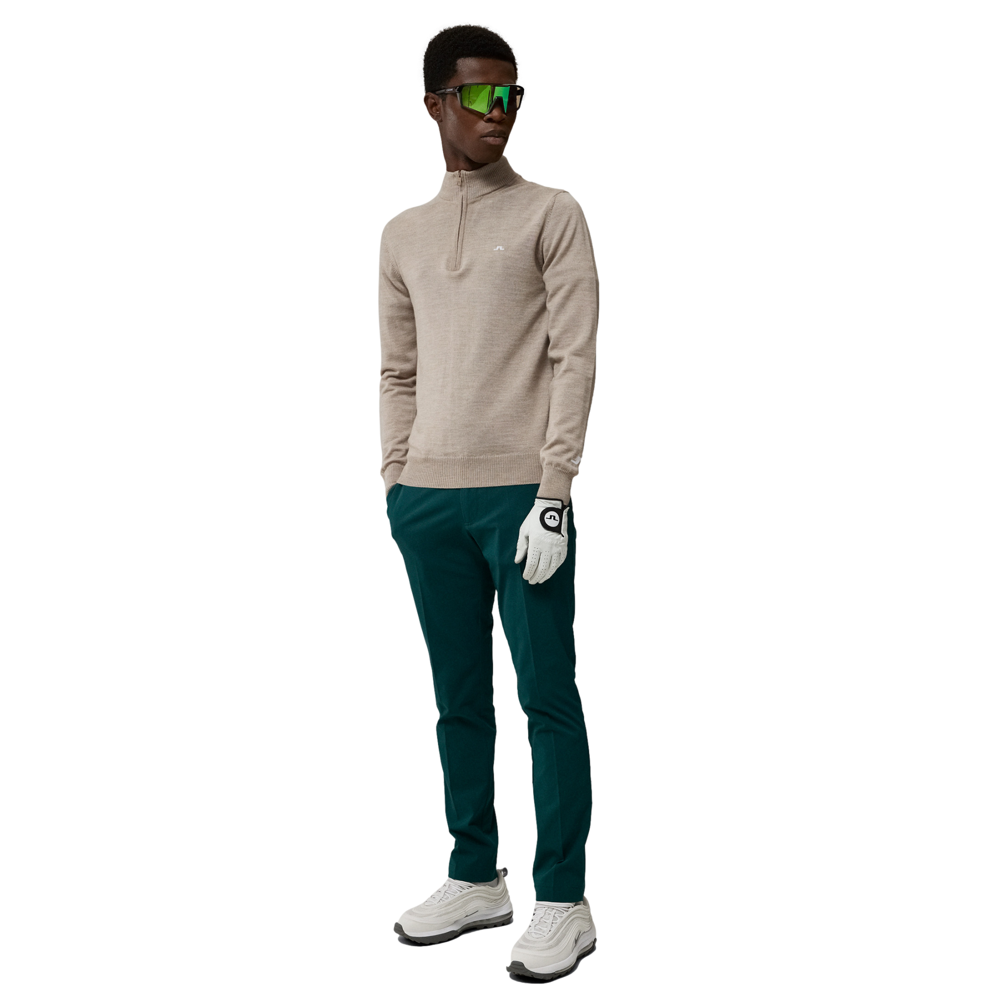 J Lindeberg Kian Merino Wool Quarter Zip Sweater | PGA TOUR