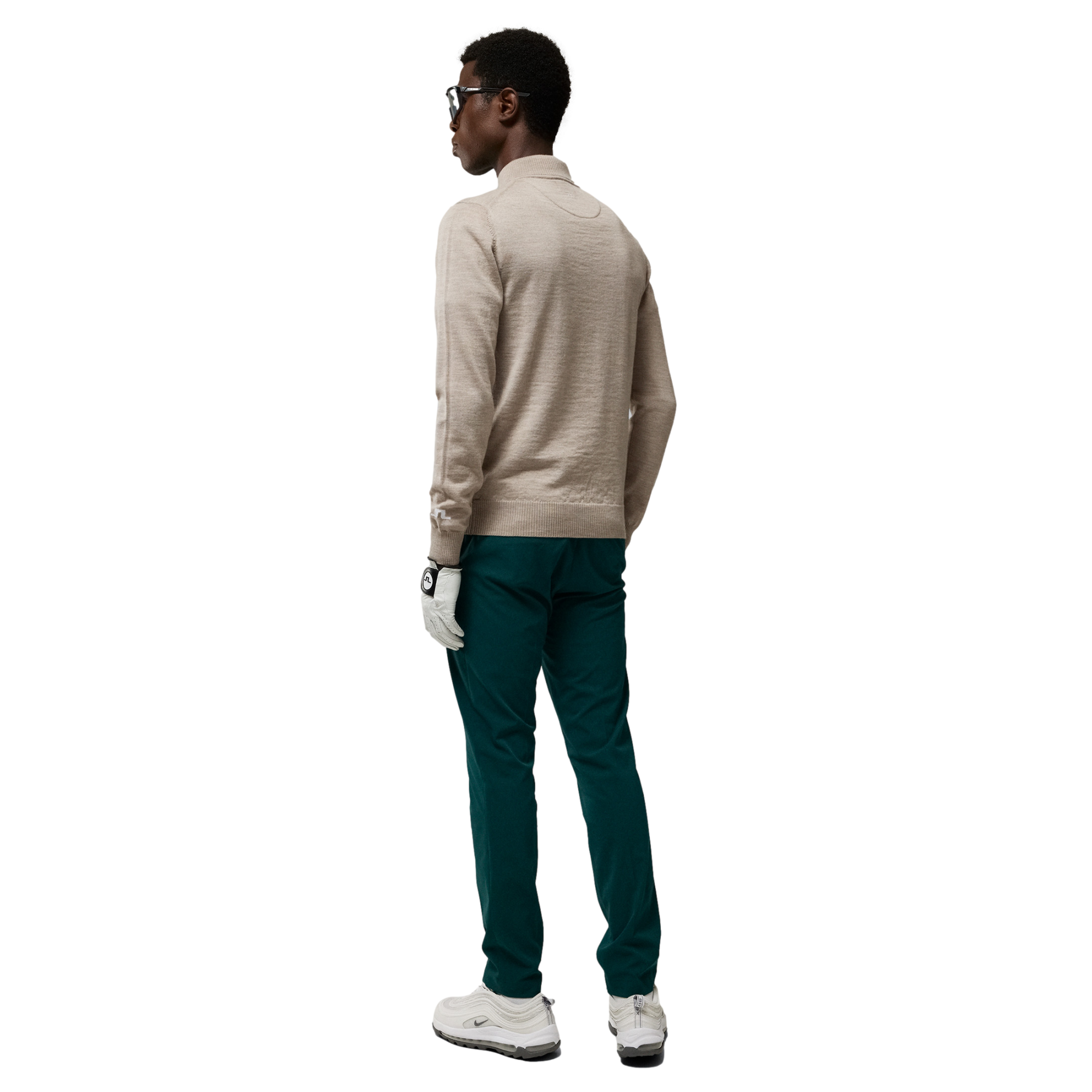 Kian Merino Wool Quarter Zip Sweater