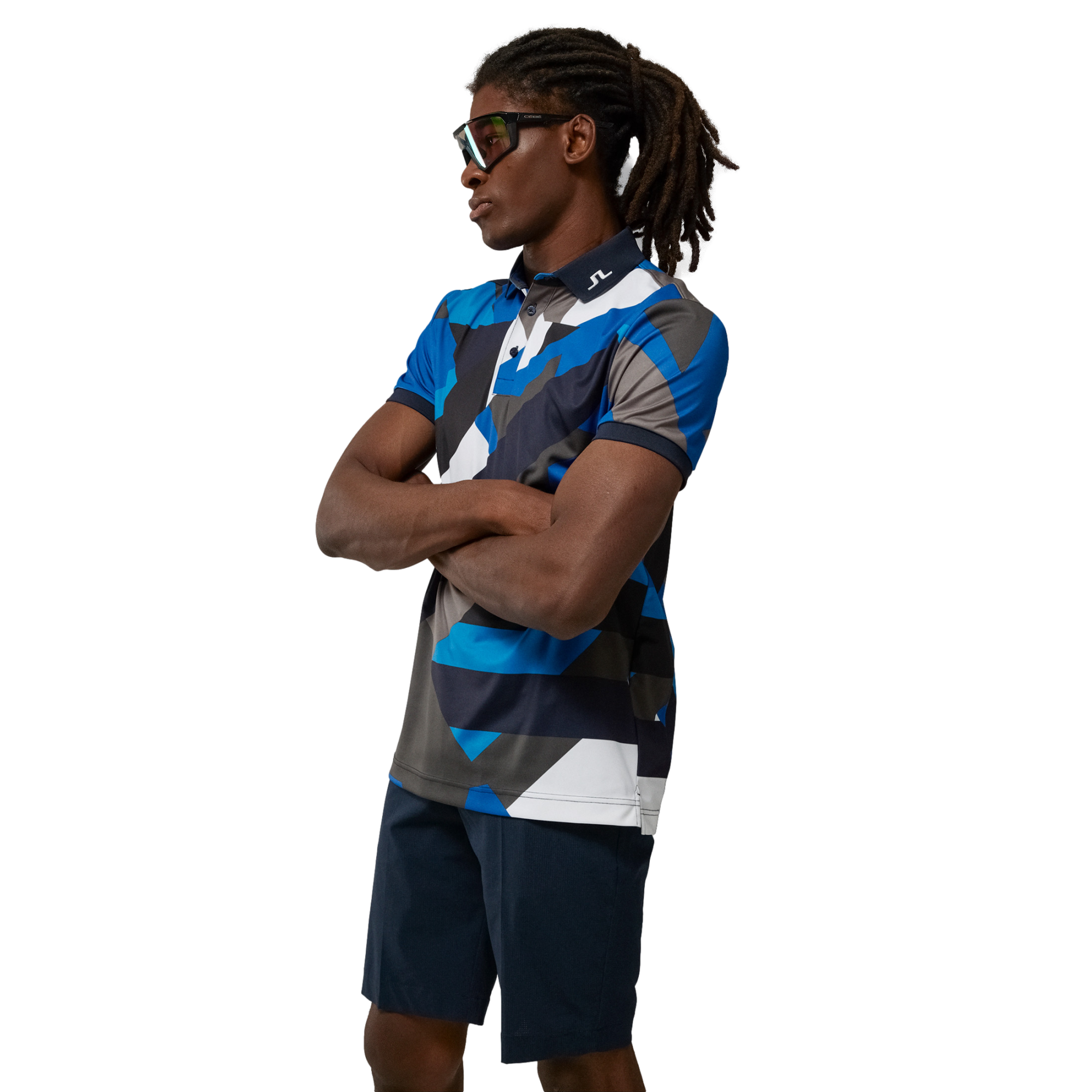 KV Printed Short Sleeve Golf Polo