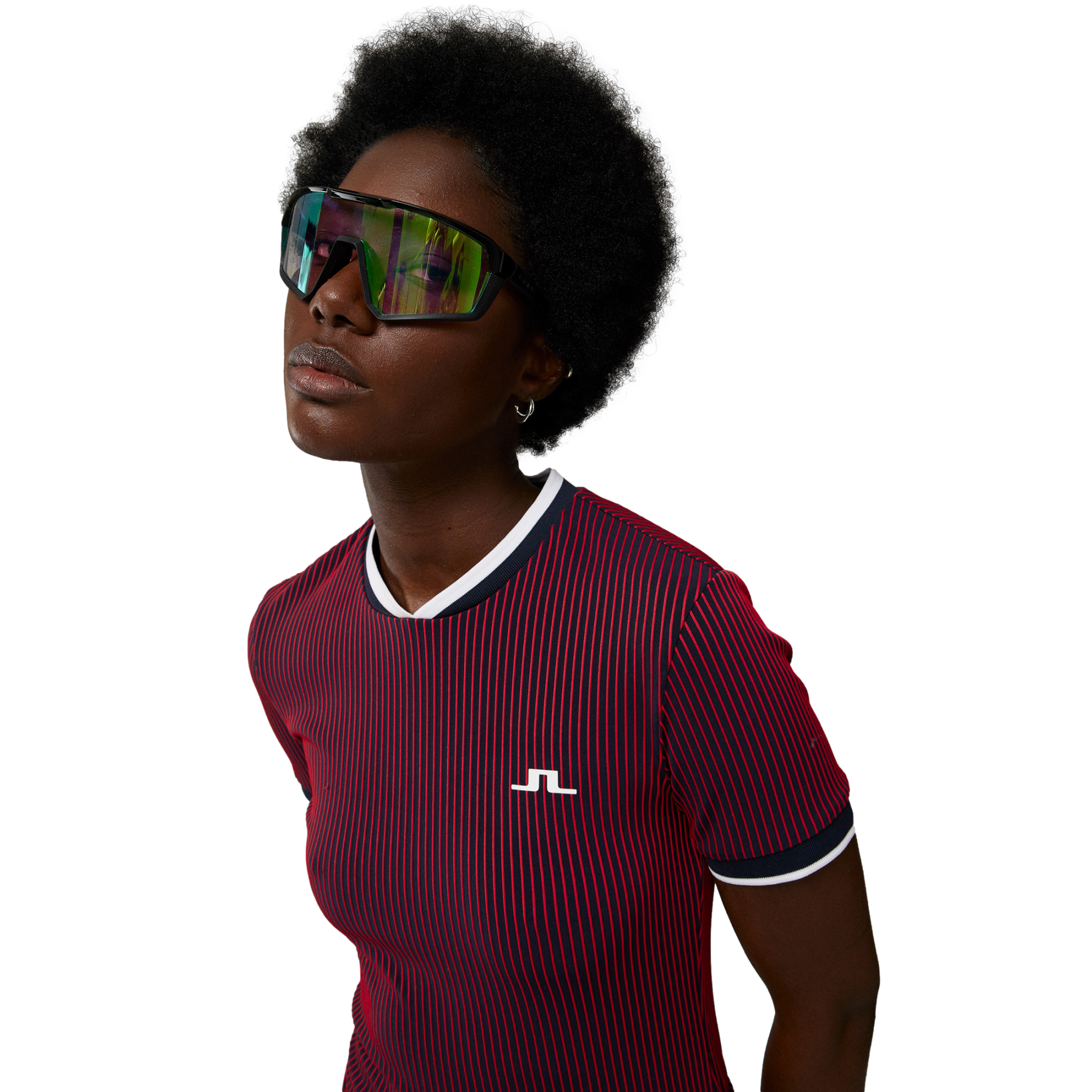 Parvin Texture Women's Short Sleeve Golf Polo Shirt