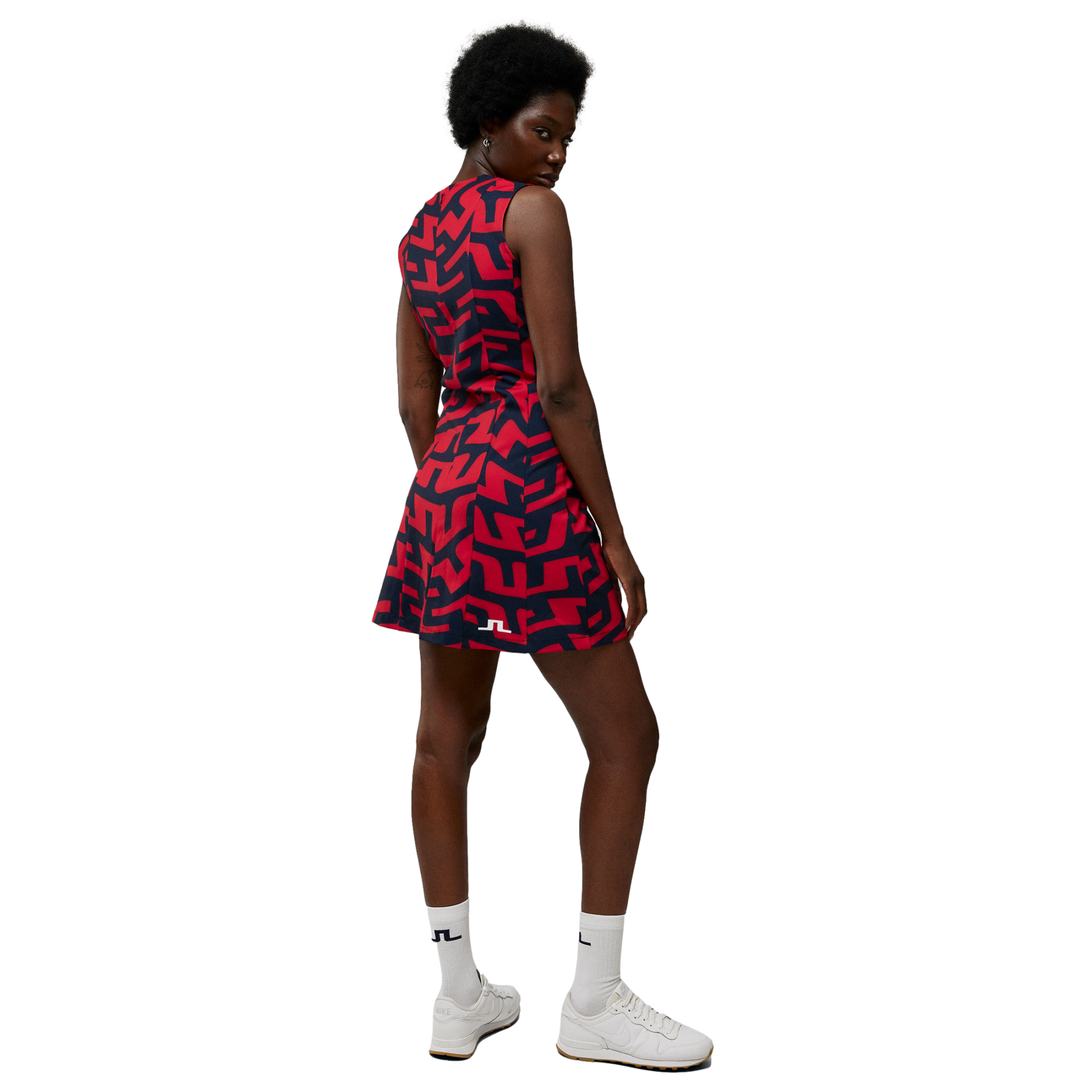 Jasmin Logo Print Women's Sleeveless Golf Dress