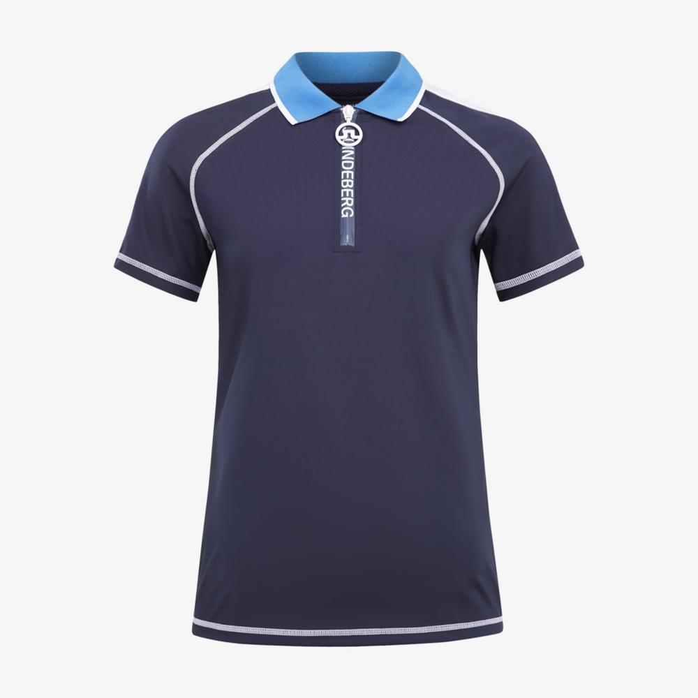 Kourtney Vertical Logo Short Sleeve Polo Shirt