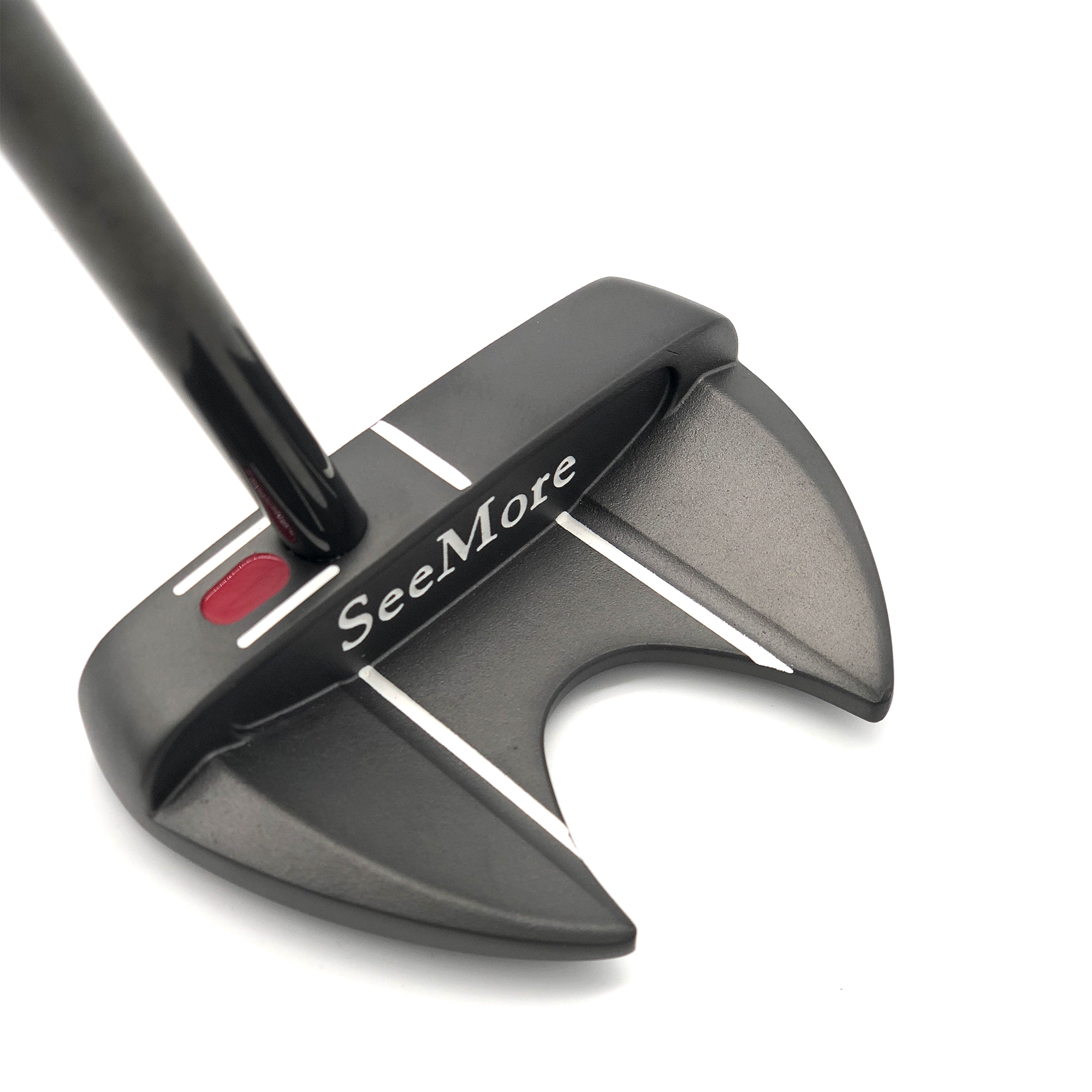 SeeMore Black Model T Straight Putter | PGA TOUR Superstore