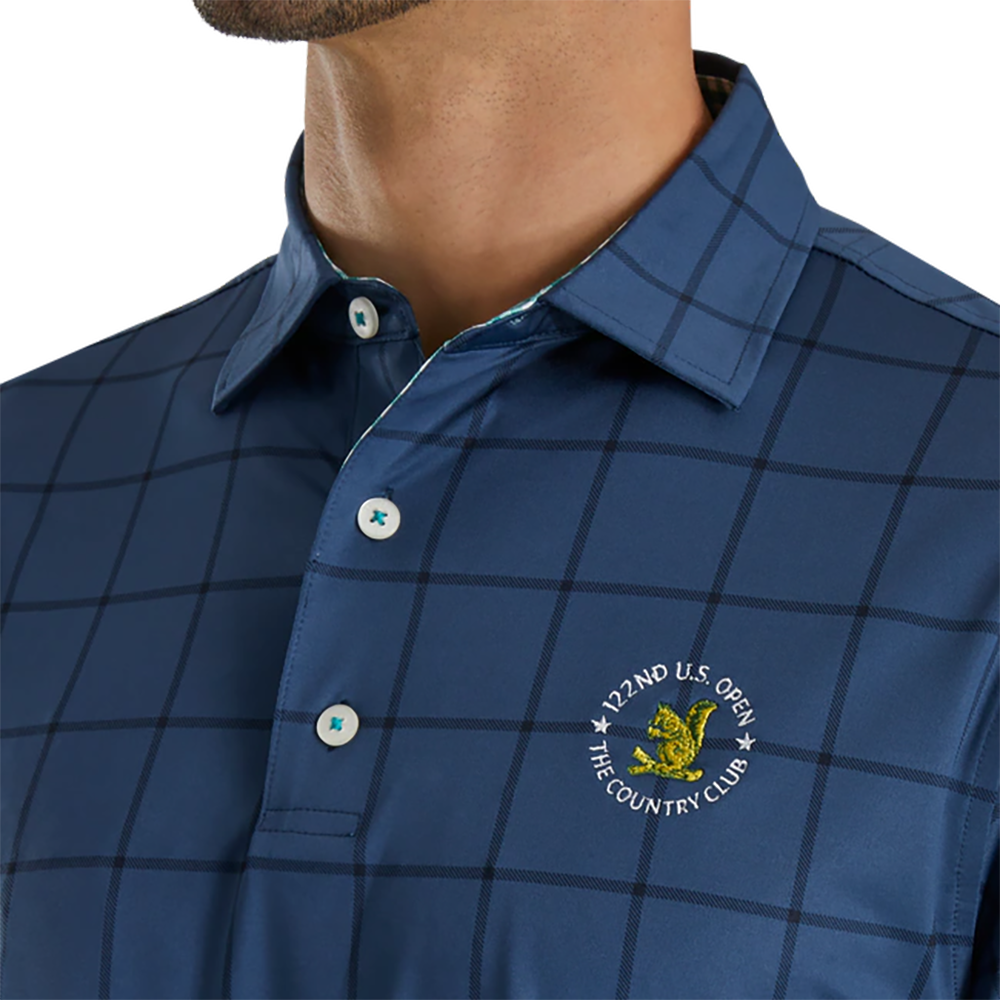 2022 U.S. Open Stretch Lisle Large Check Self Collar