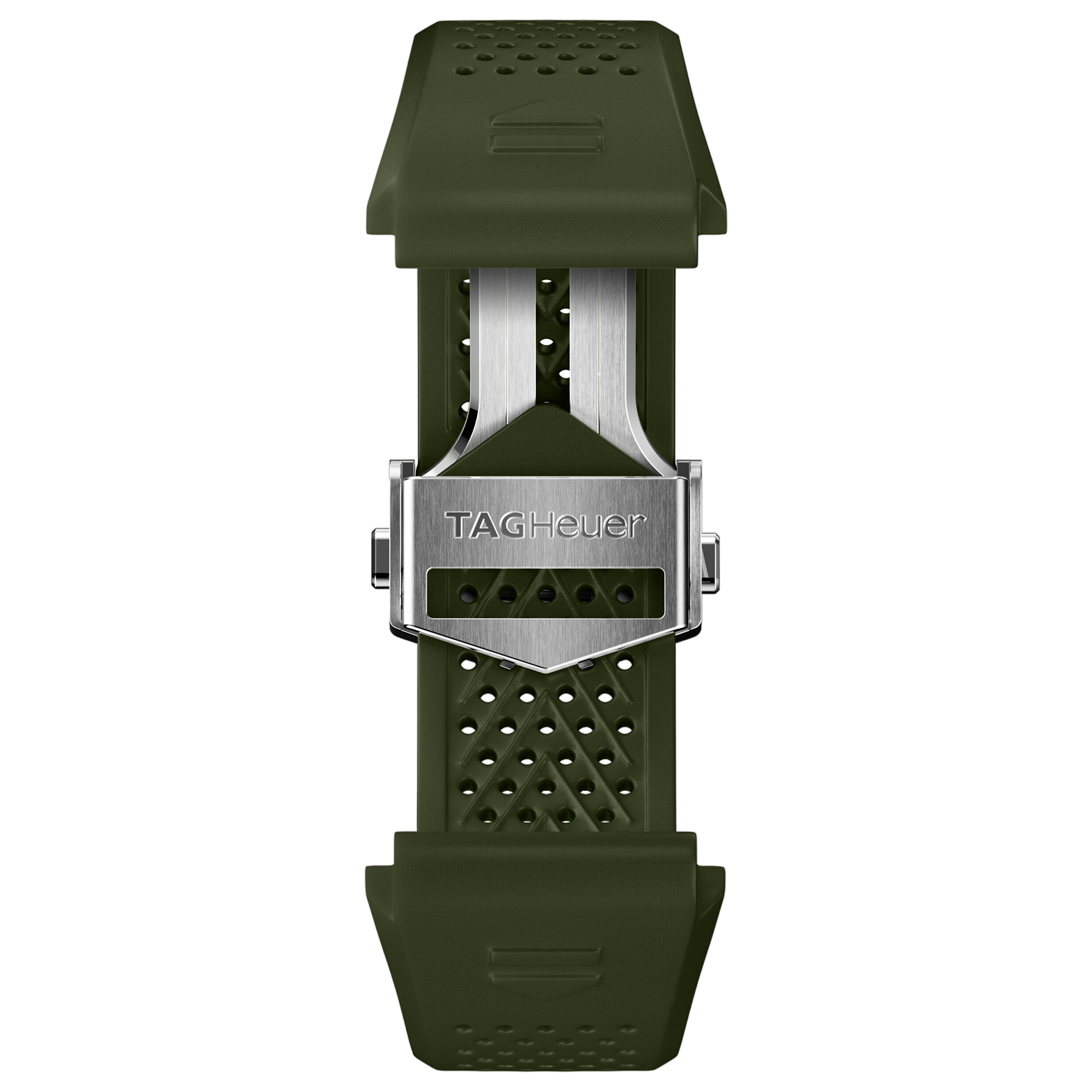 Connected Calibre E4 45MM Rubber Watch Strap