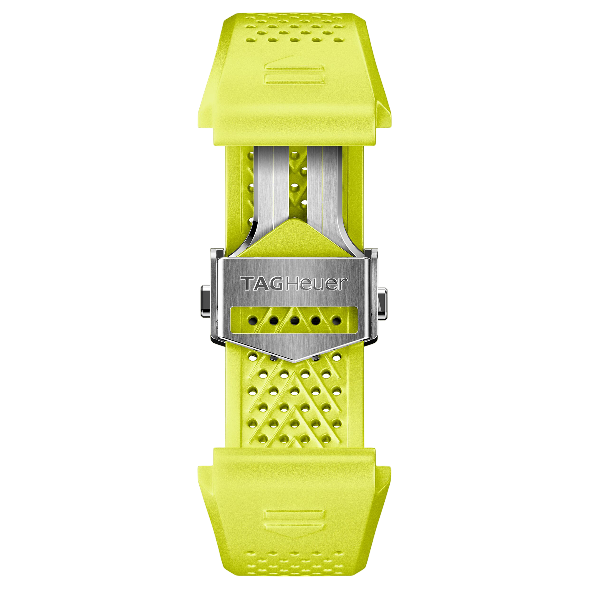 Connected Calibre E4 45MM Rubber Watch Strap