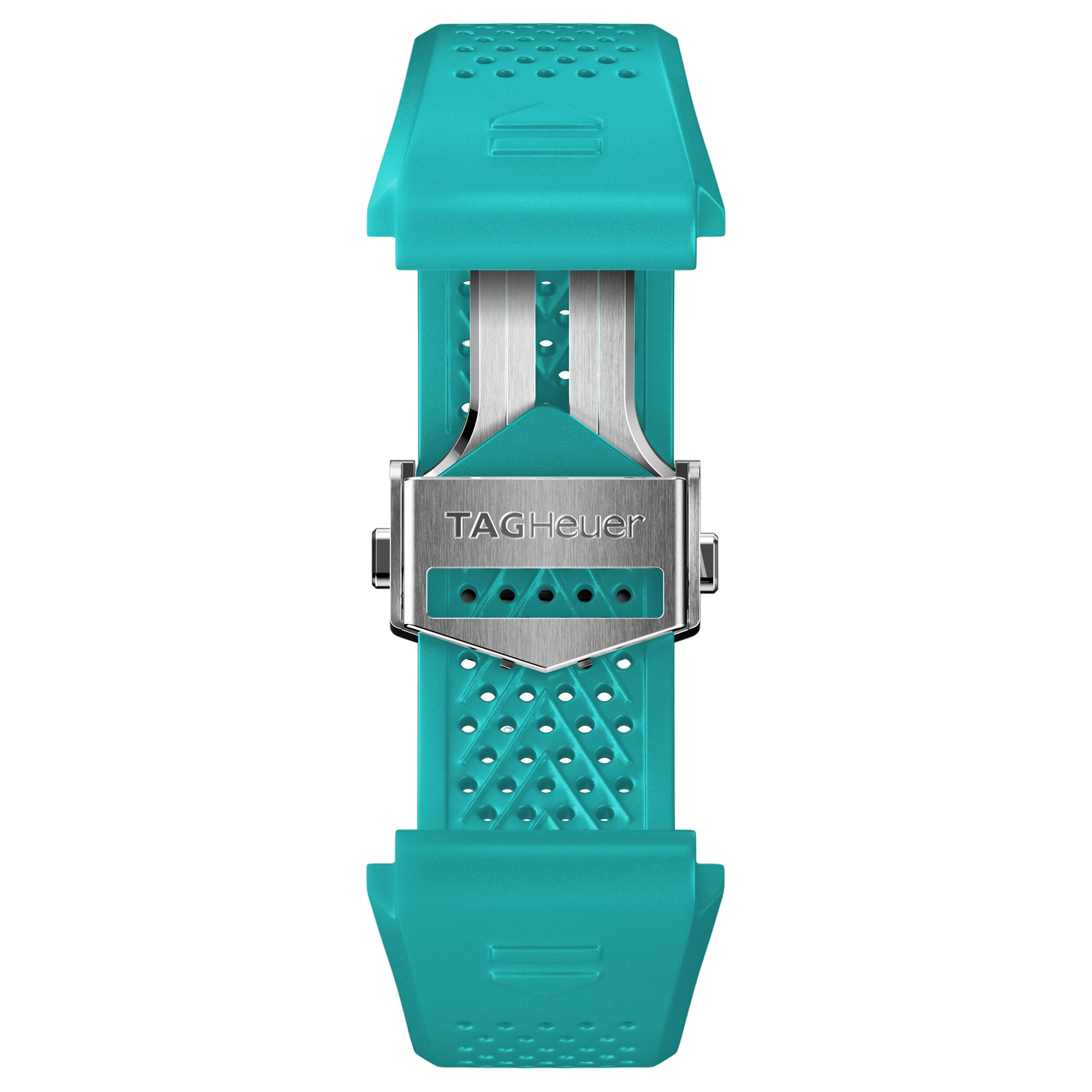 Connected Calibre E4 45MM Rubber Watch Strap