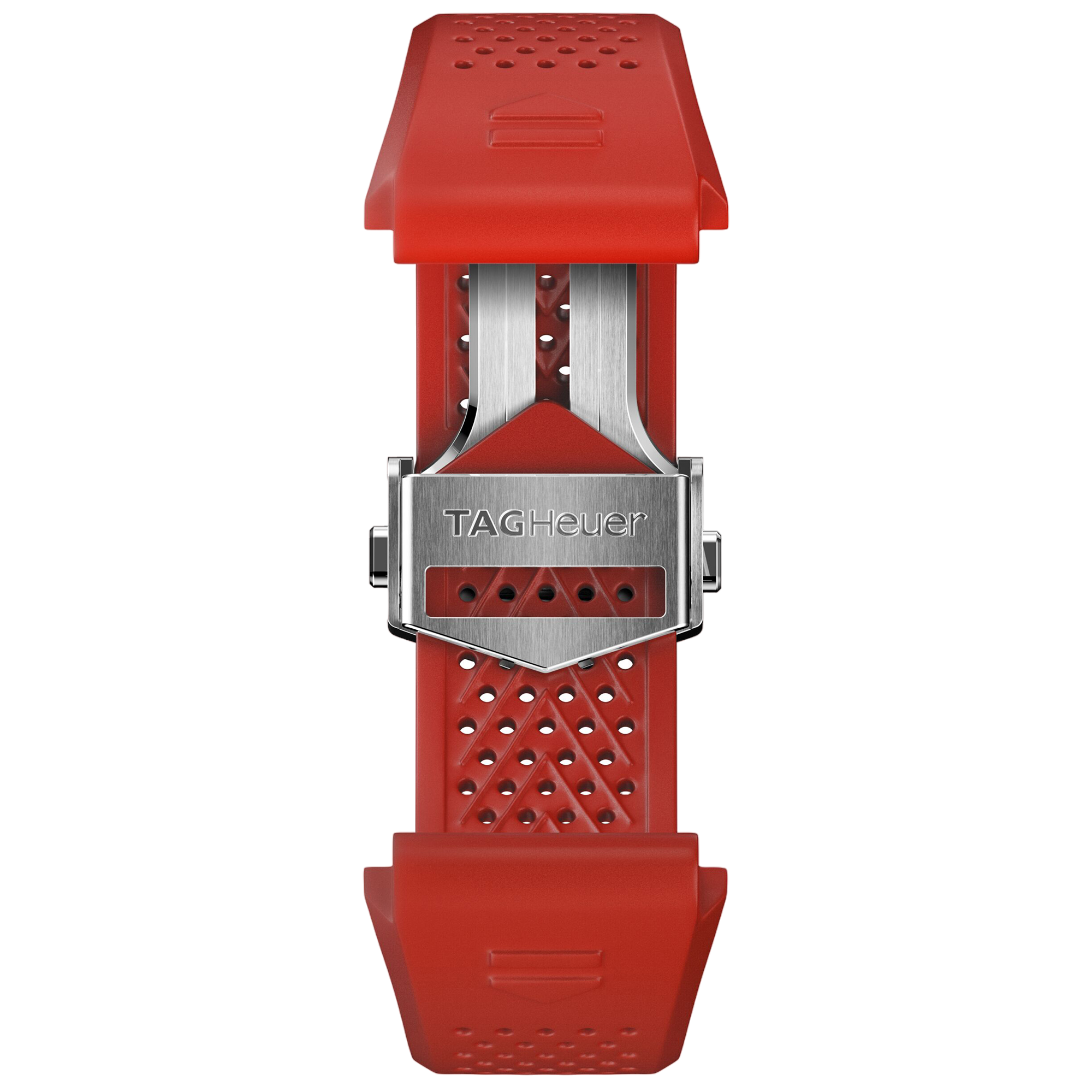 Connected Calibre E4 45MM Rubber Watch Strap
