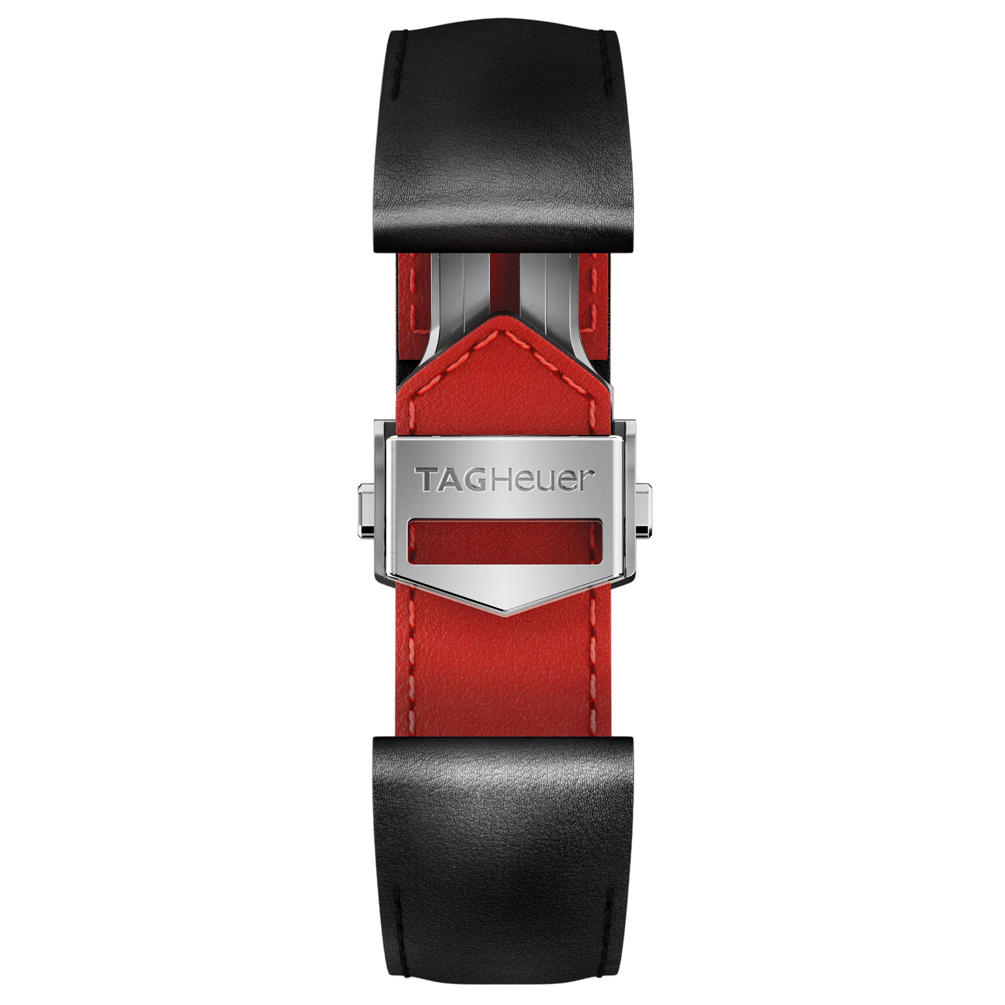 Connected Calibre E4 42MM Leather Watch Strap
