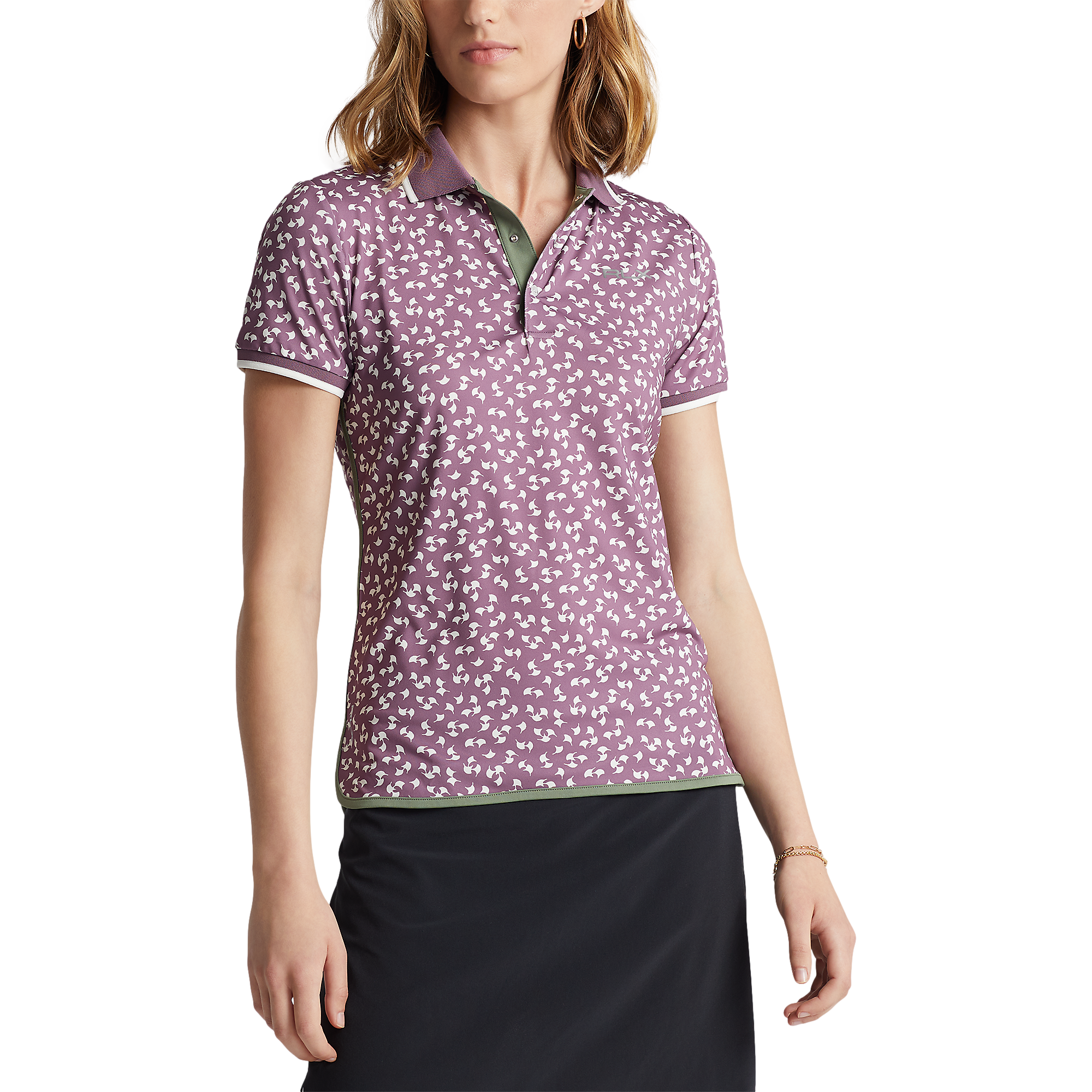 Tailored Fit Stretch Jersey Women's Short Sleeve Golf Polo Shirt