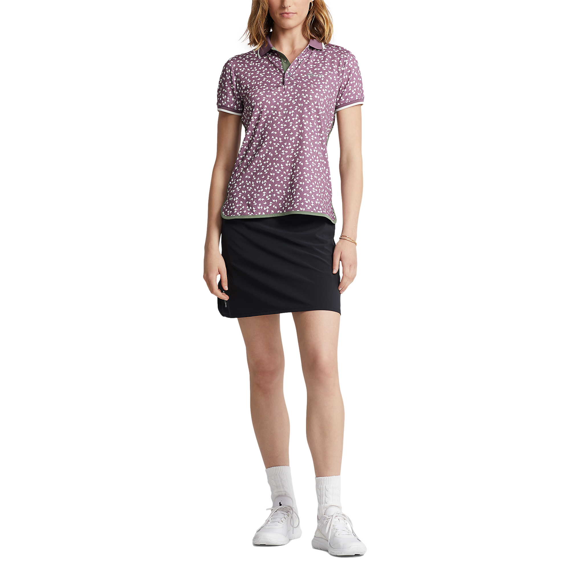 Tailored Fit Stretch Jersey Women's Short Sleeve Golf Polo Shirt