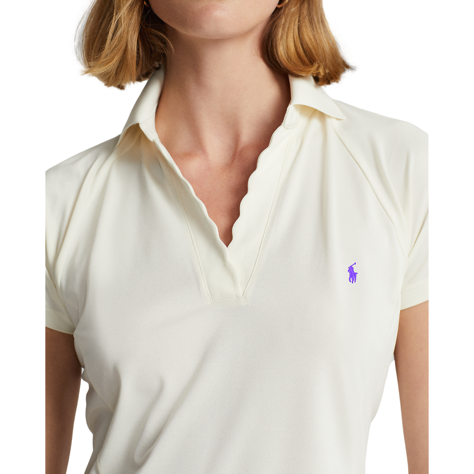トップス Scalloped Polo Dress Z by Zella Take Five Polo Dress | Nordstromrack
