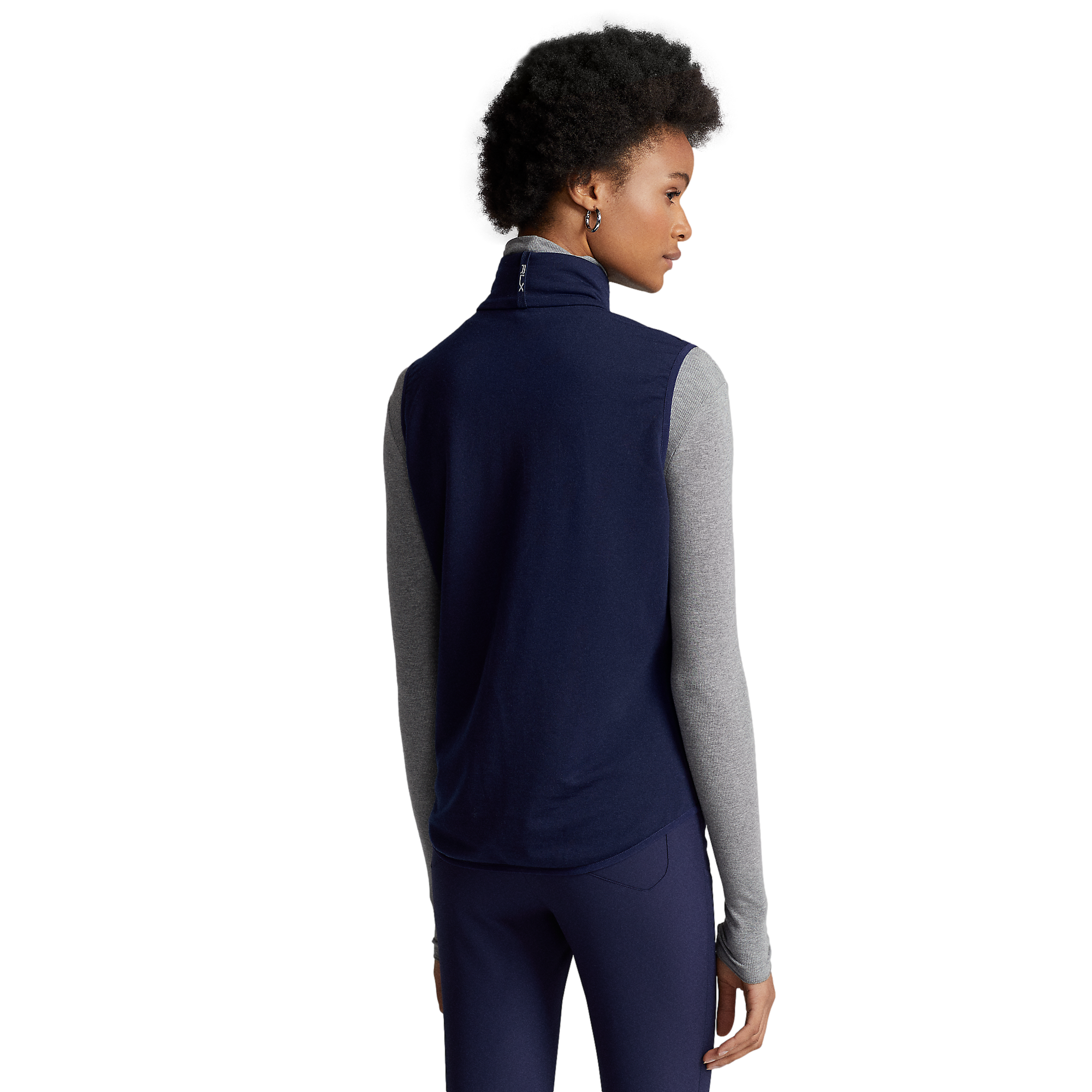 Quilted-Front Coolwool Full-Zip Vest