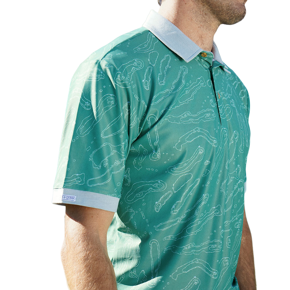 The Charlie Green Monster Men's Short Sleeve Golf Polo Shirt