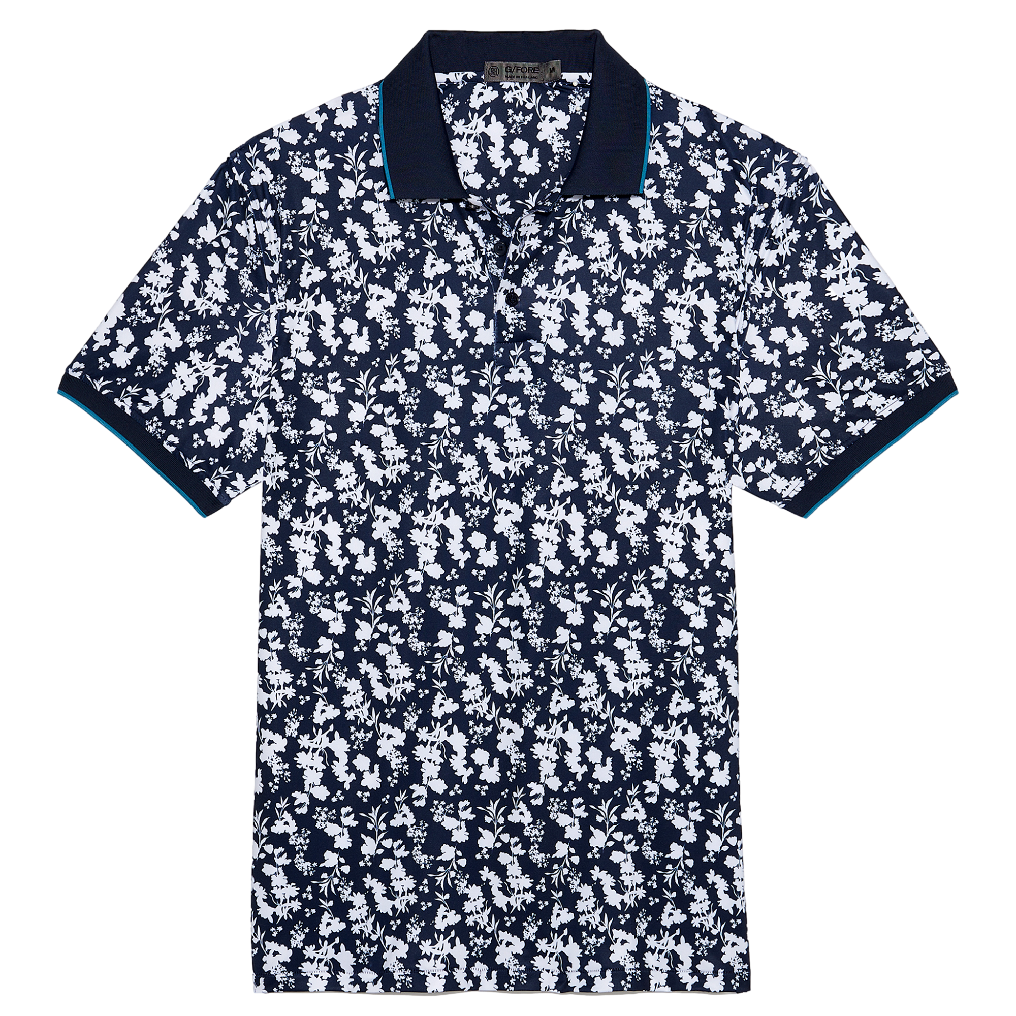 Blossom Men's Short Sleeve Golf Polo Shirt