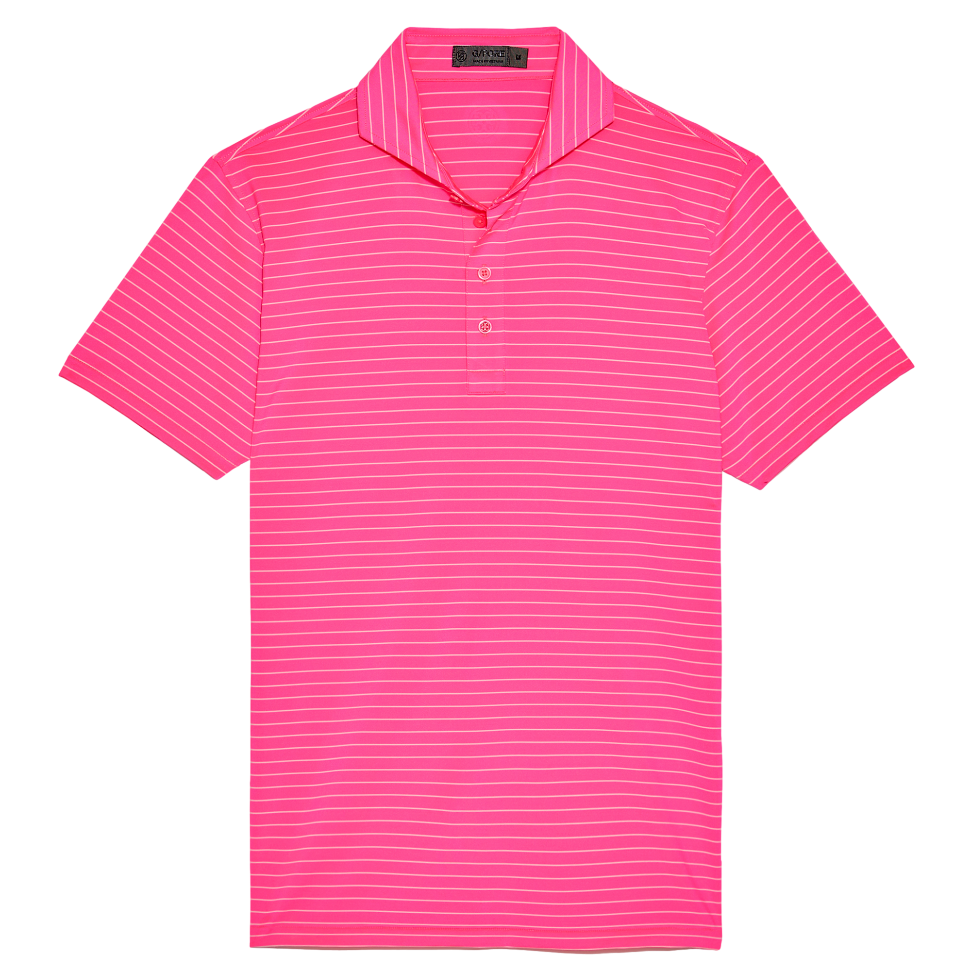Staple Stripe Men's Short Sleeve Golf Polo Shirt