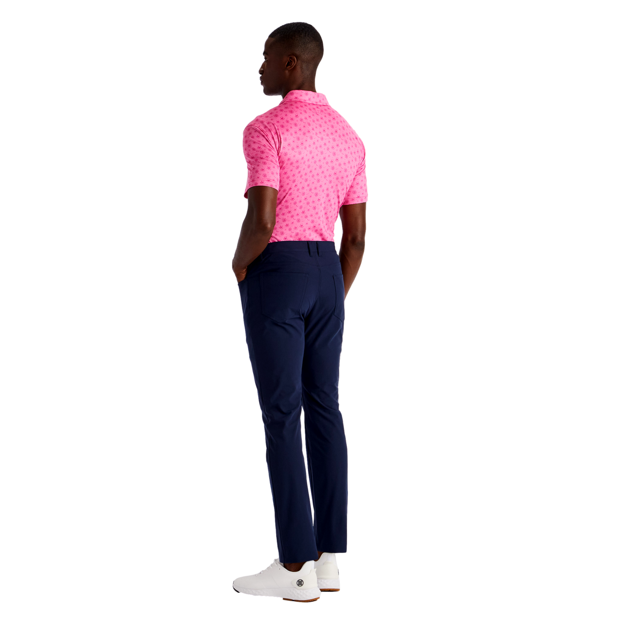Skull And T's Sketch Men's Short Sleeve Golf Polo Shirt