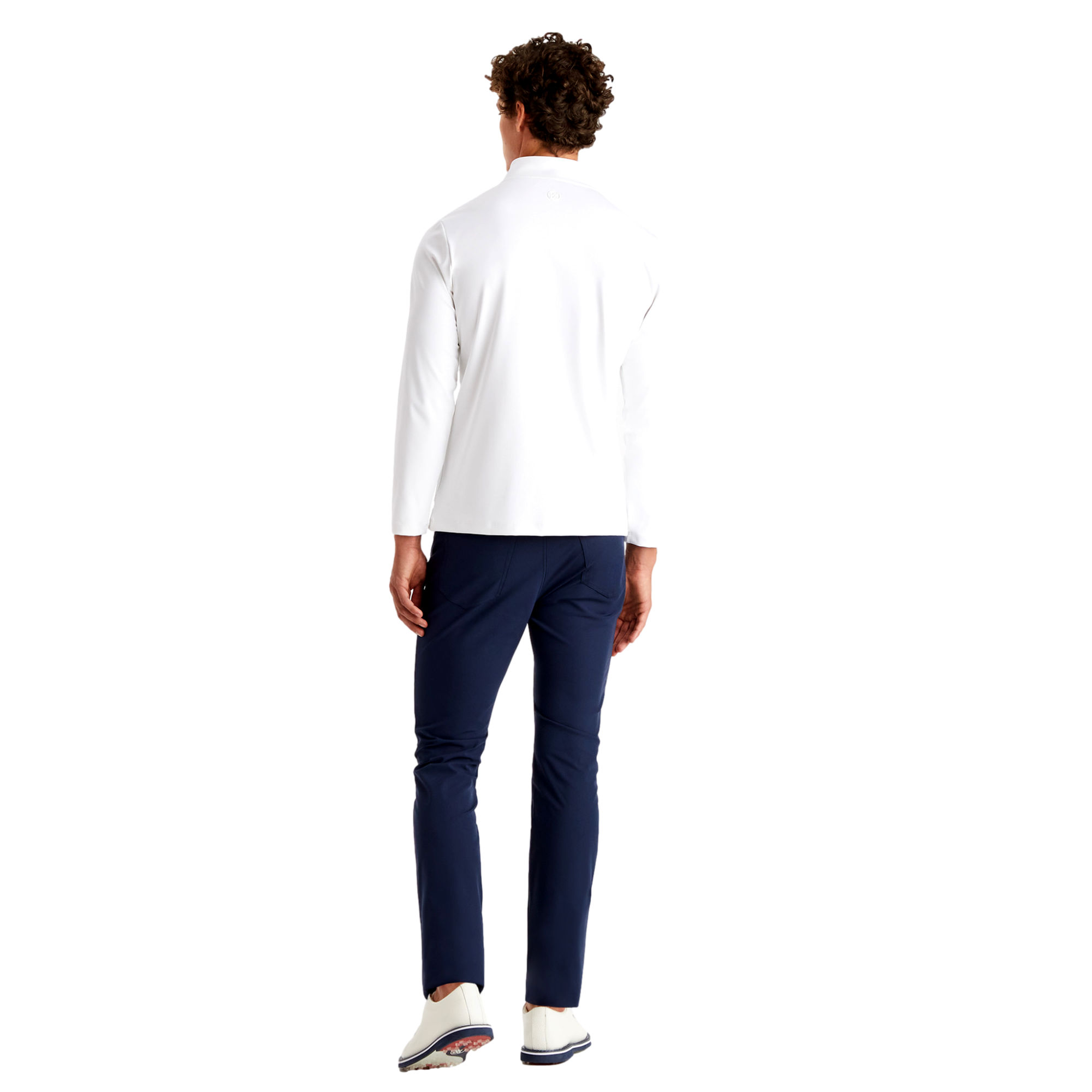 Daytona Color Block Men's Golf Quarter Zip
