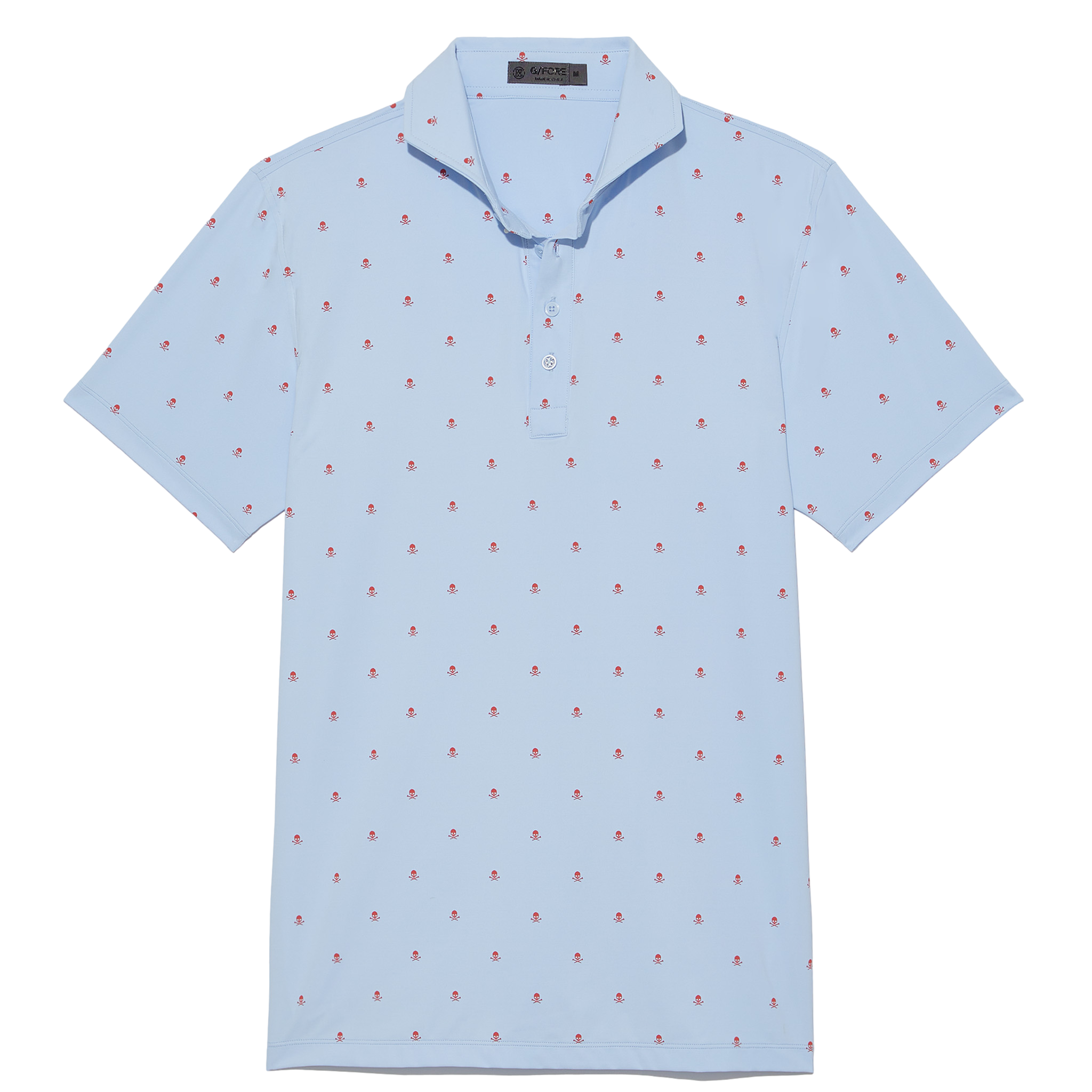 Skull & T's Ice Nylon Slim Fit Polo