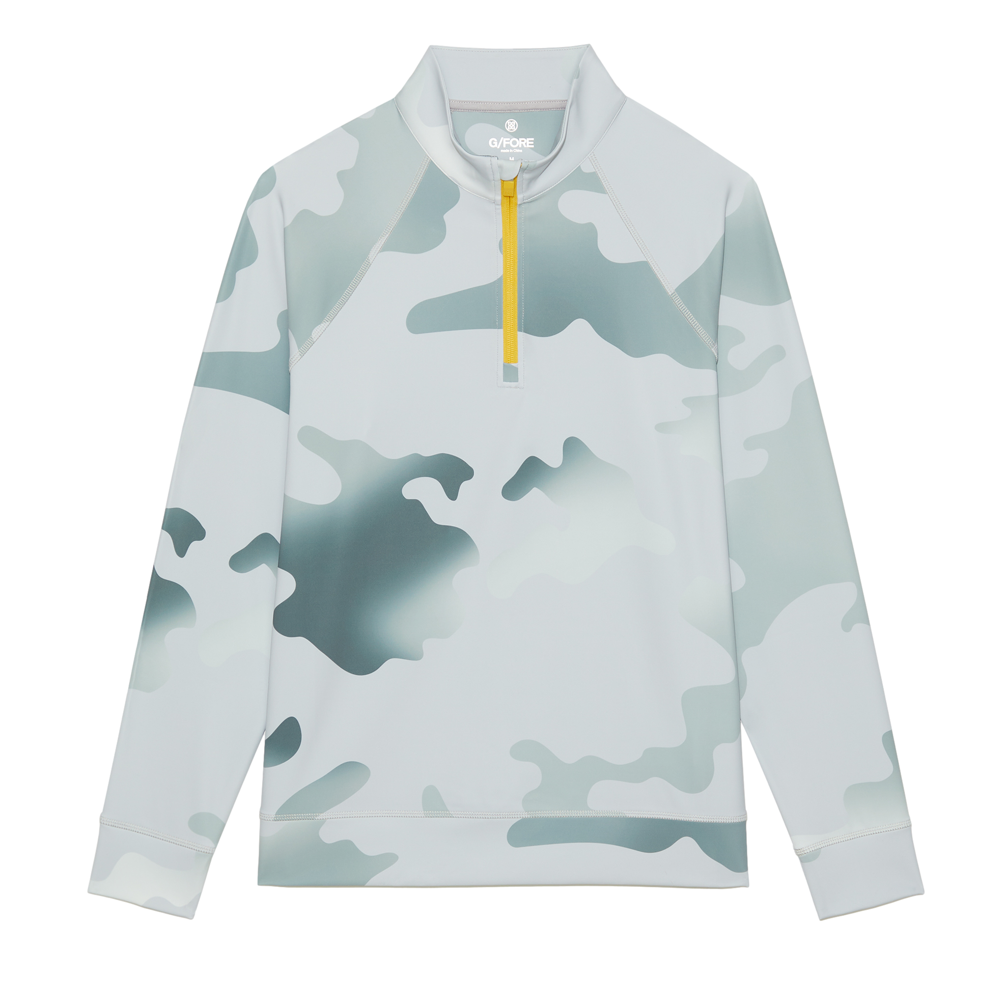 Gradient Camo Qtr-Zip Mid-Layer