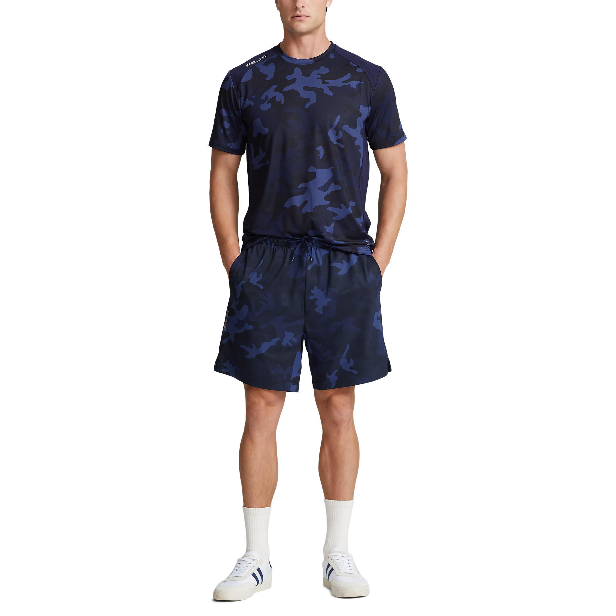 Compression-Lined Men's Camo 7.5" Golf Shorts
