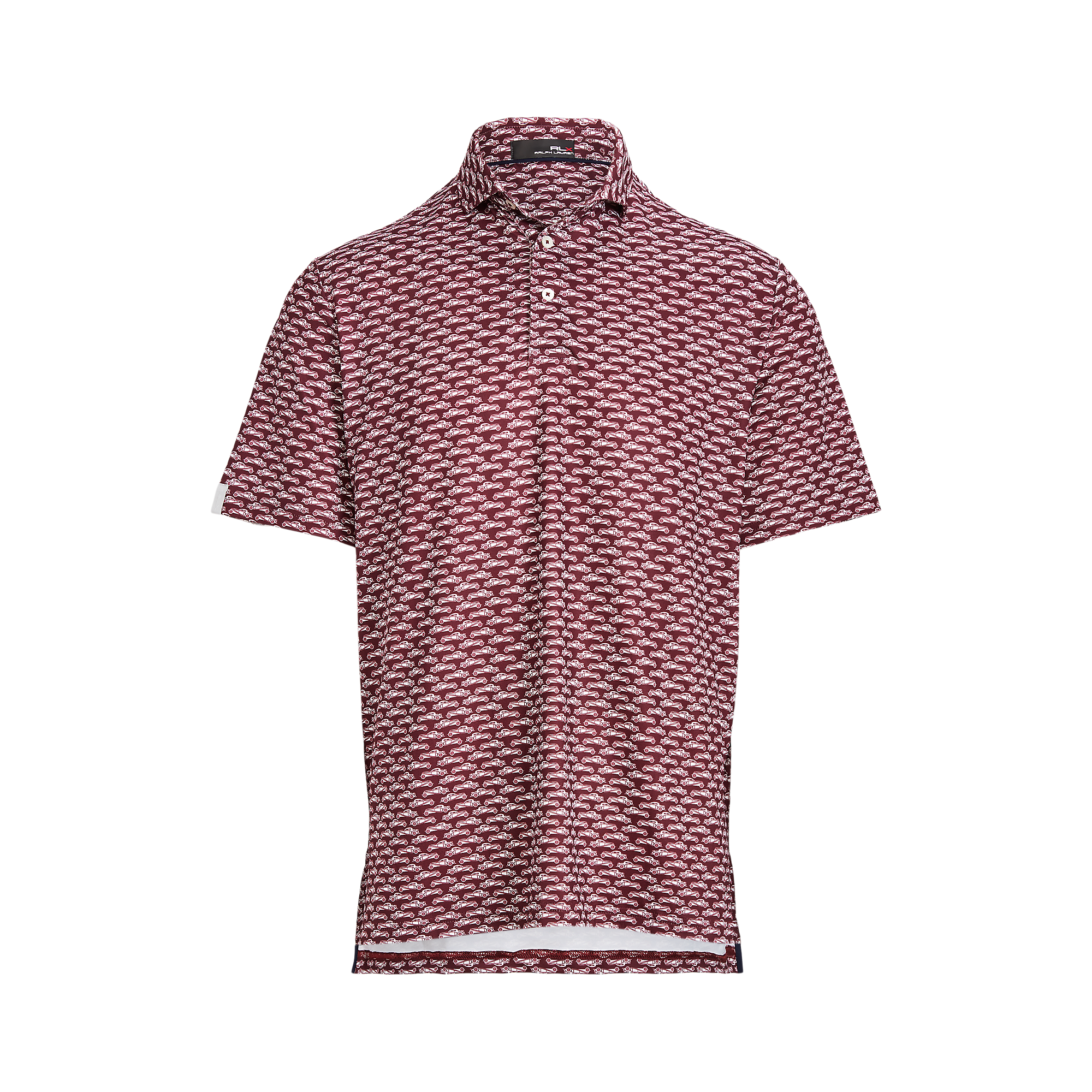 Classic Fit Performance Print Men's Short Sleeve Golf Polo Shirt