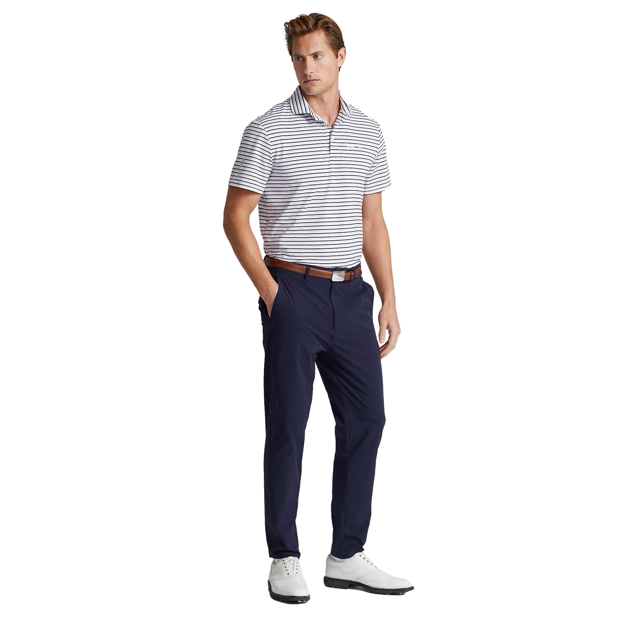 Slim Fit Performance Birdseye Men's Golf Pants