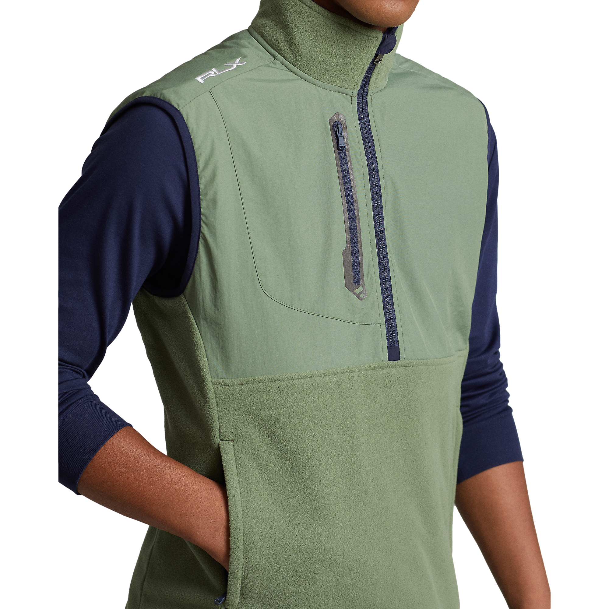 Classic Fit Performance Fleece Men's Golf Vest