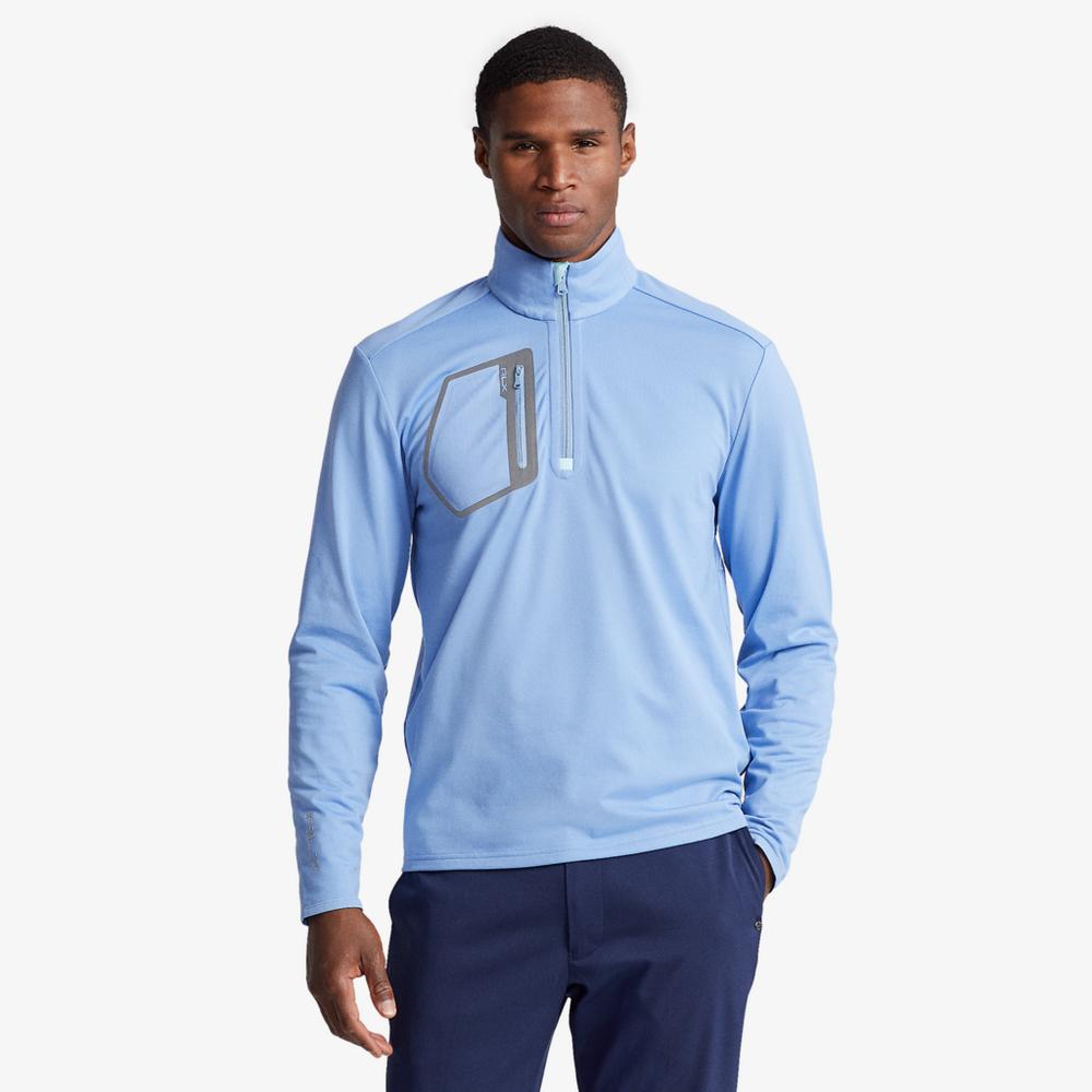 Classic Fit Quarter Zip Jersey Pull Over