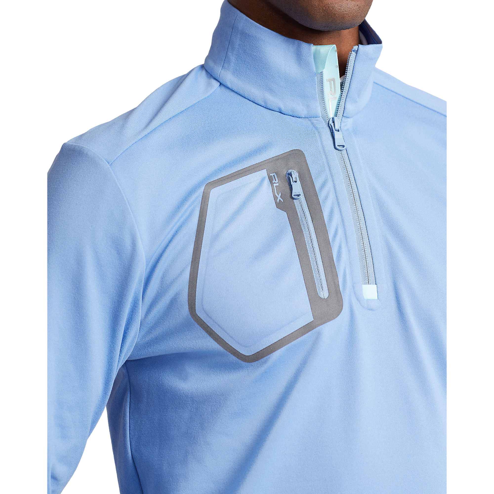 Classic Fit Quarter Zip Jersey Pull Over