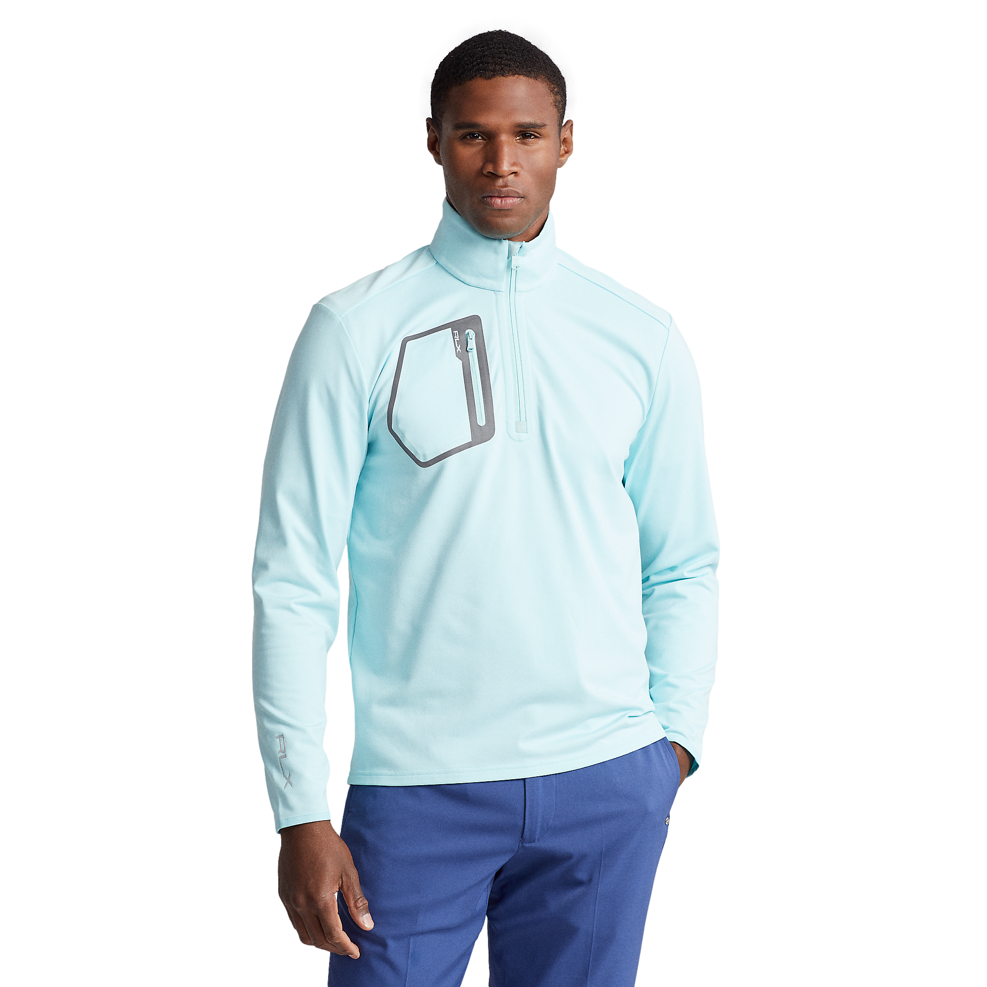 Classic Fit Quarter Zip Jersey Pull Over