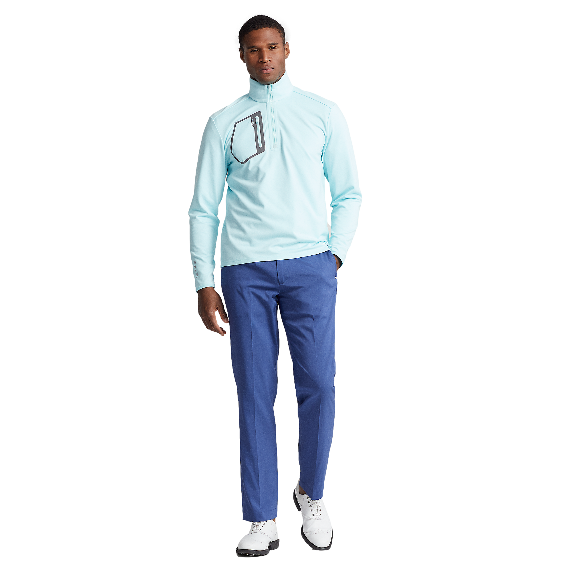 Classic Fit Quarter Zip Jersey Pull Over