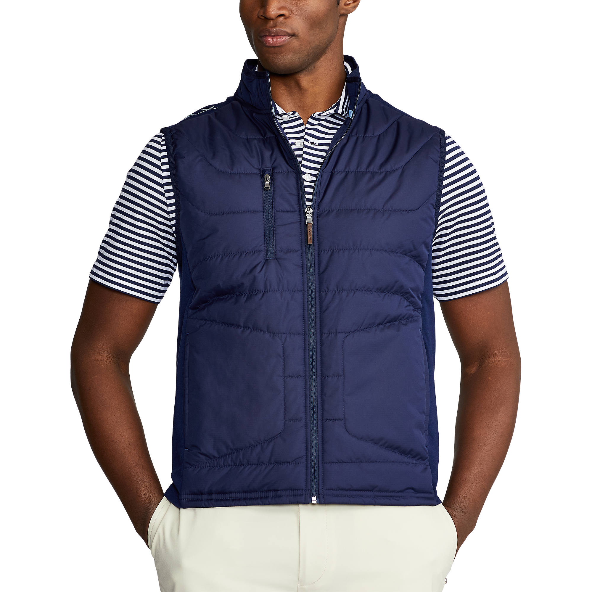 Holt Renfrew MC August Crossback Zip-Up Vest