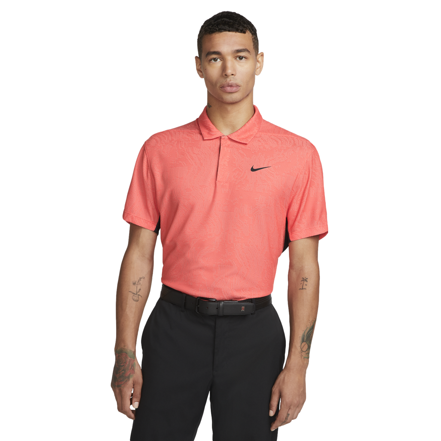 Dri-FIT ADV Tiger Woods Jacquard Men's Short Sleeve Golf Polo Shirt