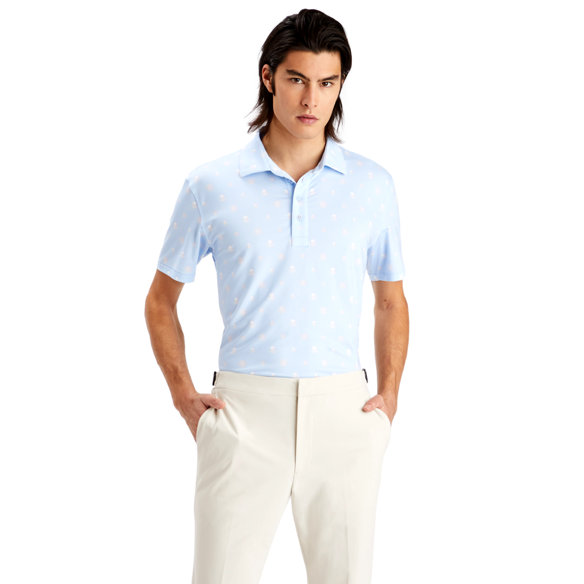 RGB Men's Short Sleeve Golf Polo Shirt