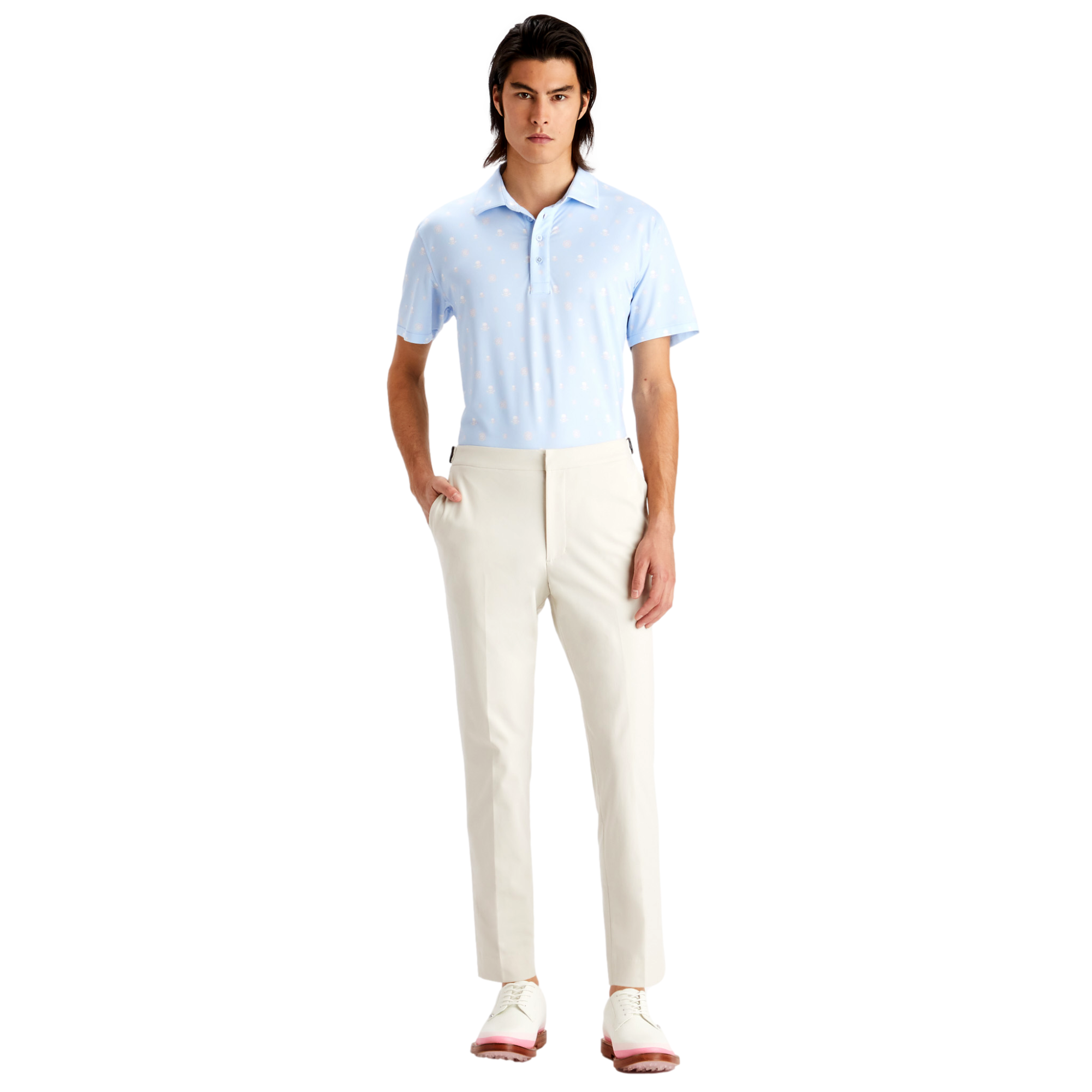 RGB Men's Short Sleeve Golf Polo Shirt